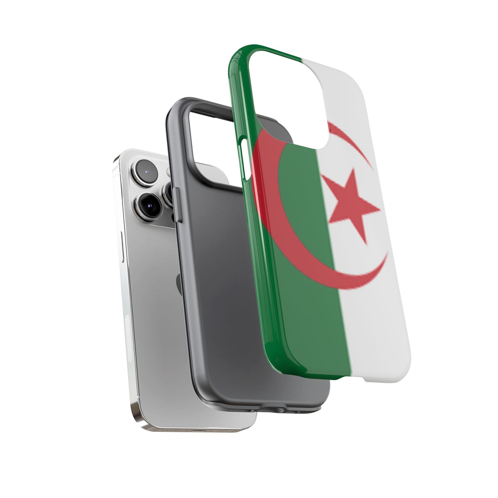 Algeria Flag Tough Phone Case — Protective Algeria Crescent & Star Design
