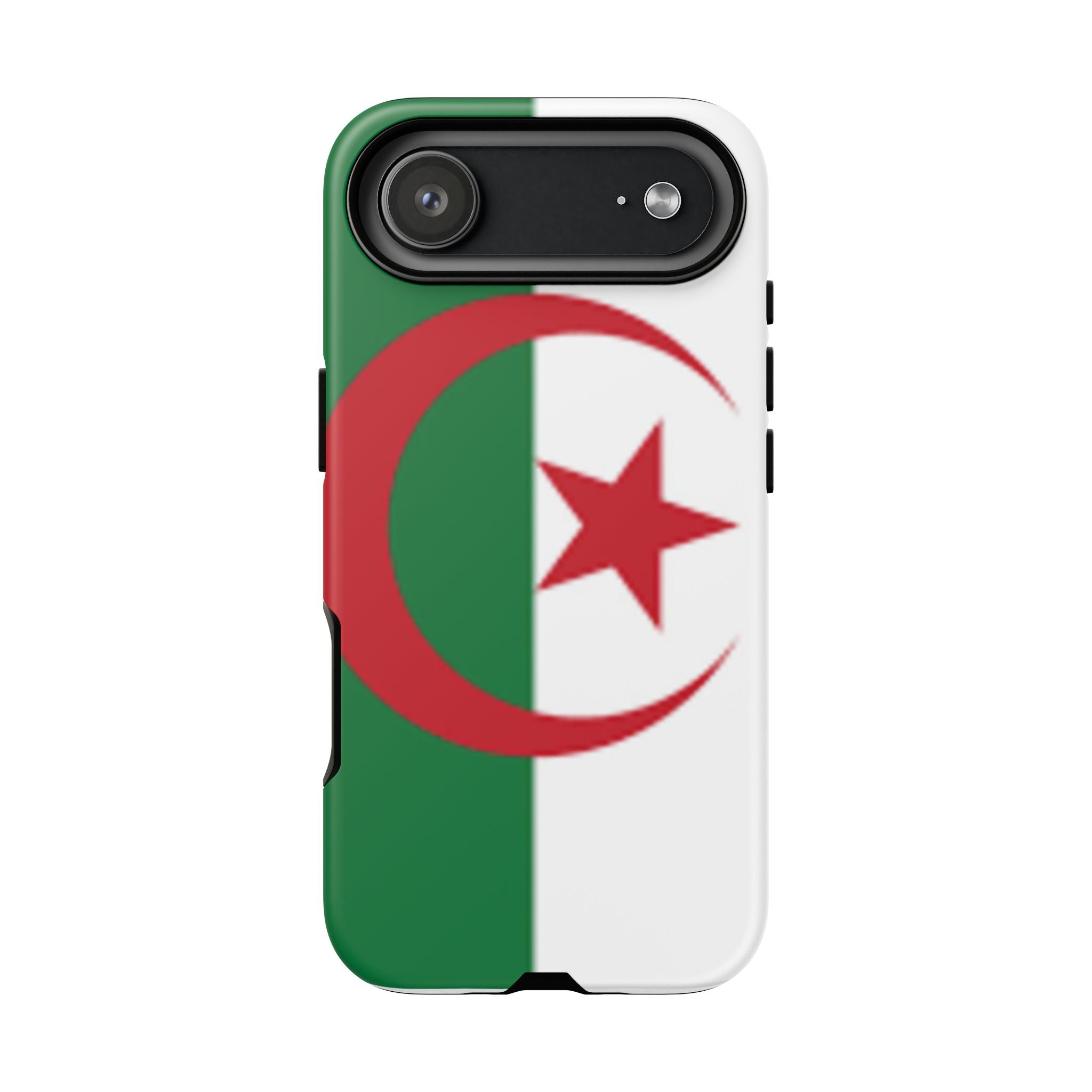 Algeria Flag Tough Phone Case — Protective Algeria Crescent & Star Design