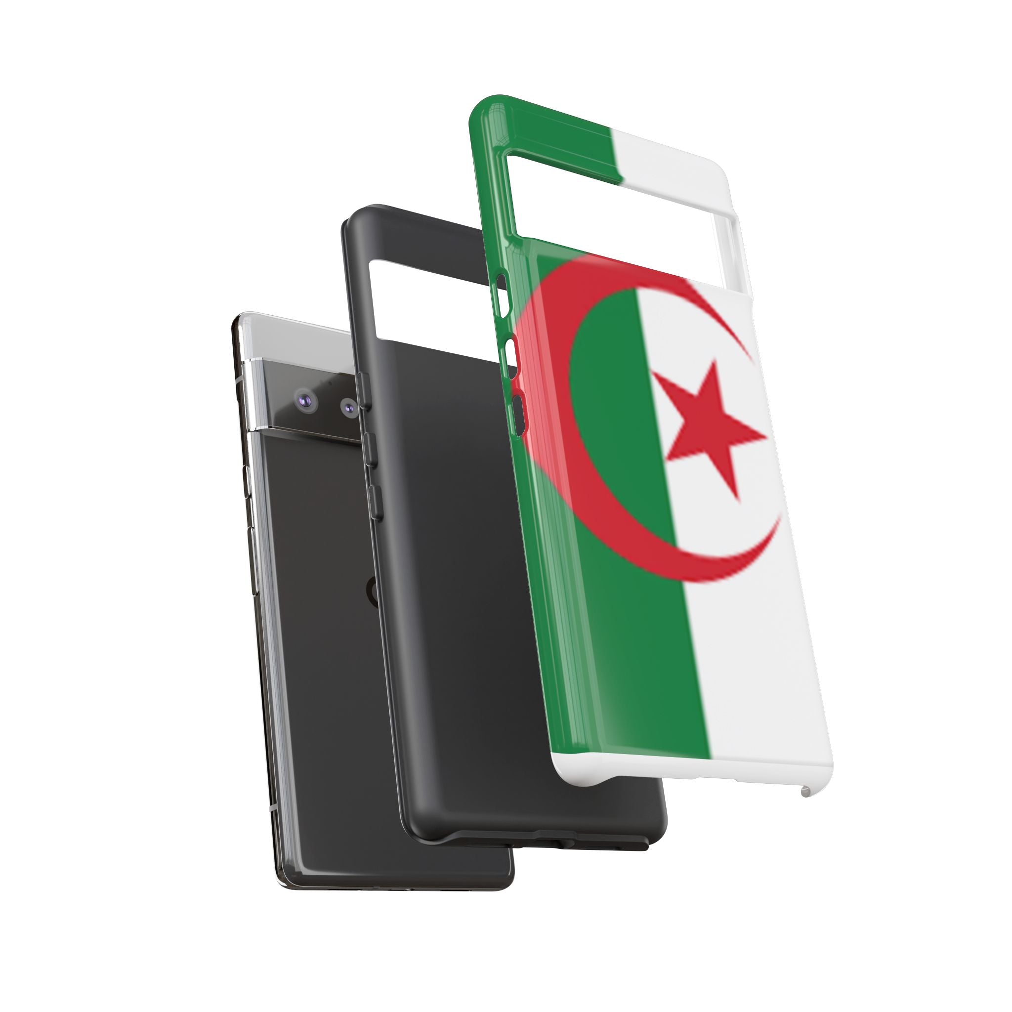 Algeria Flag Tough Phone Case — Protective Algeria Crescent & Star Design