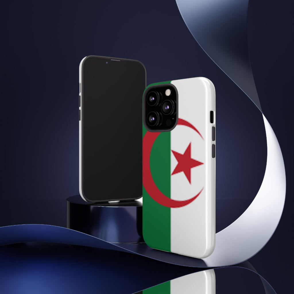 Algeria Flag Tough Phone Case — Protective Algeria Crescent & Star Design