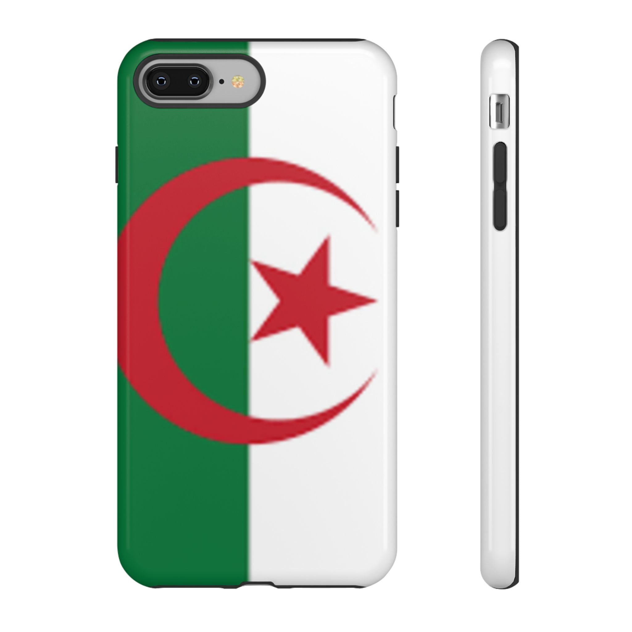 Algeria Flag Tough Phone Case — Protective Algeria Crescent & Star Design