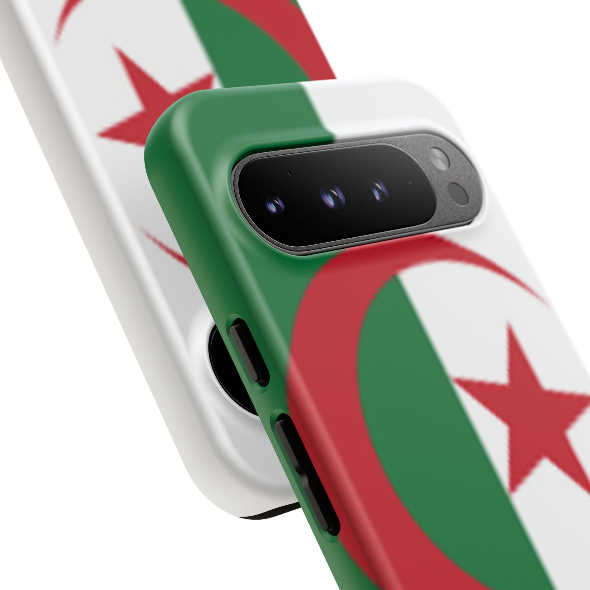 Algeria Flag Tough Phone Case — Protective Algeria Crescent & Star Design