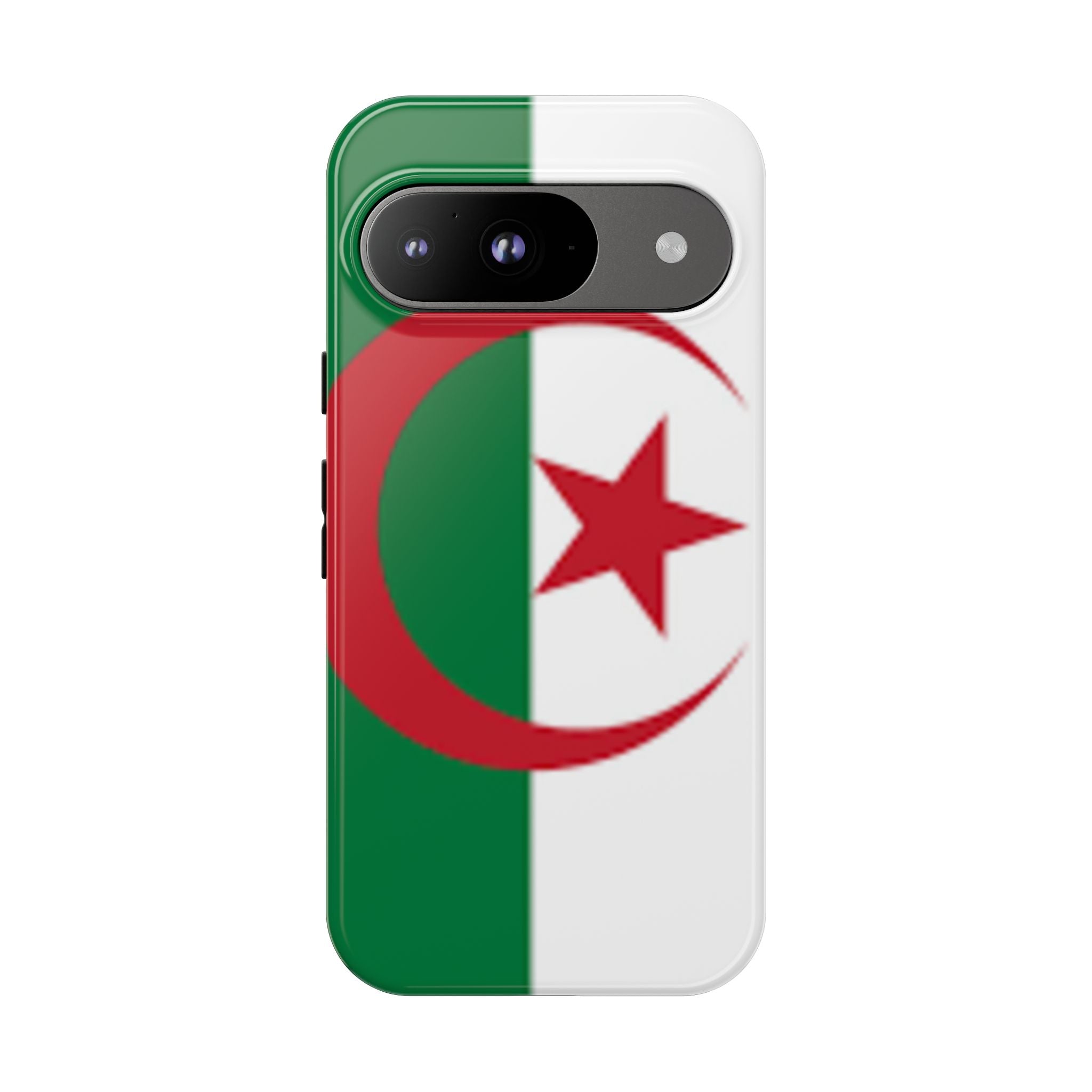 Algeria Flag Tough Phone Case — Protective Algeria Crescent & Star Design