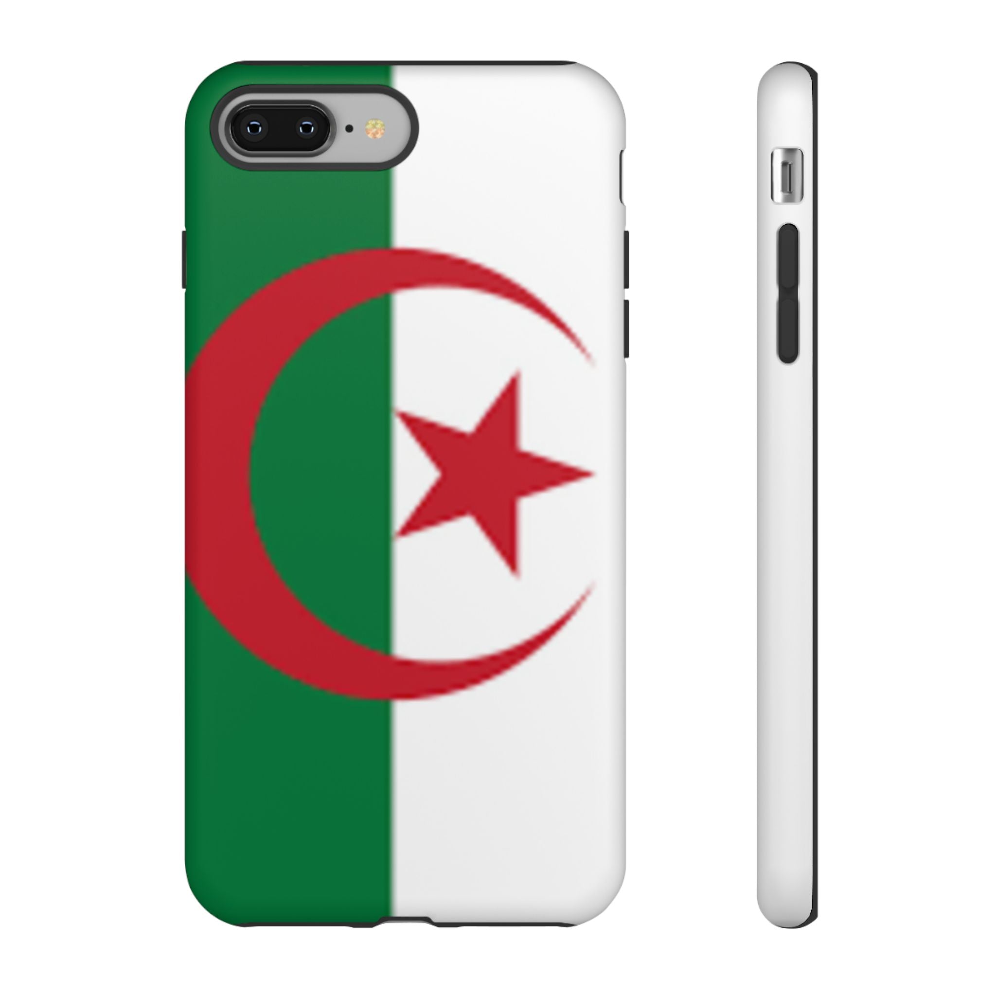 Algeria Flag Tough Phone Case — Protective Algeria Crescent & Star Design