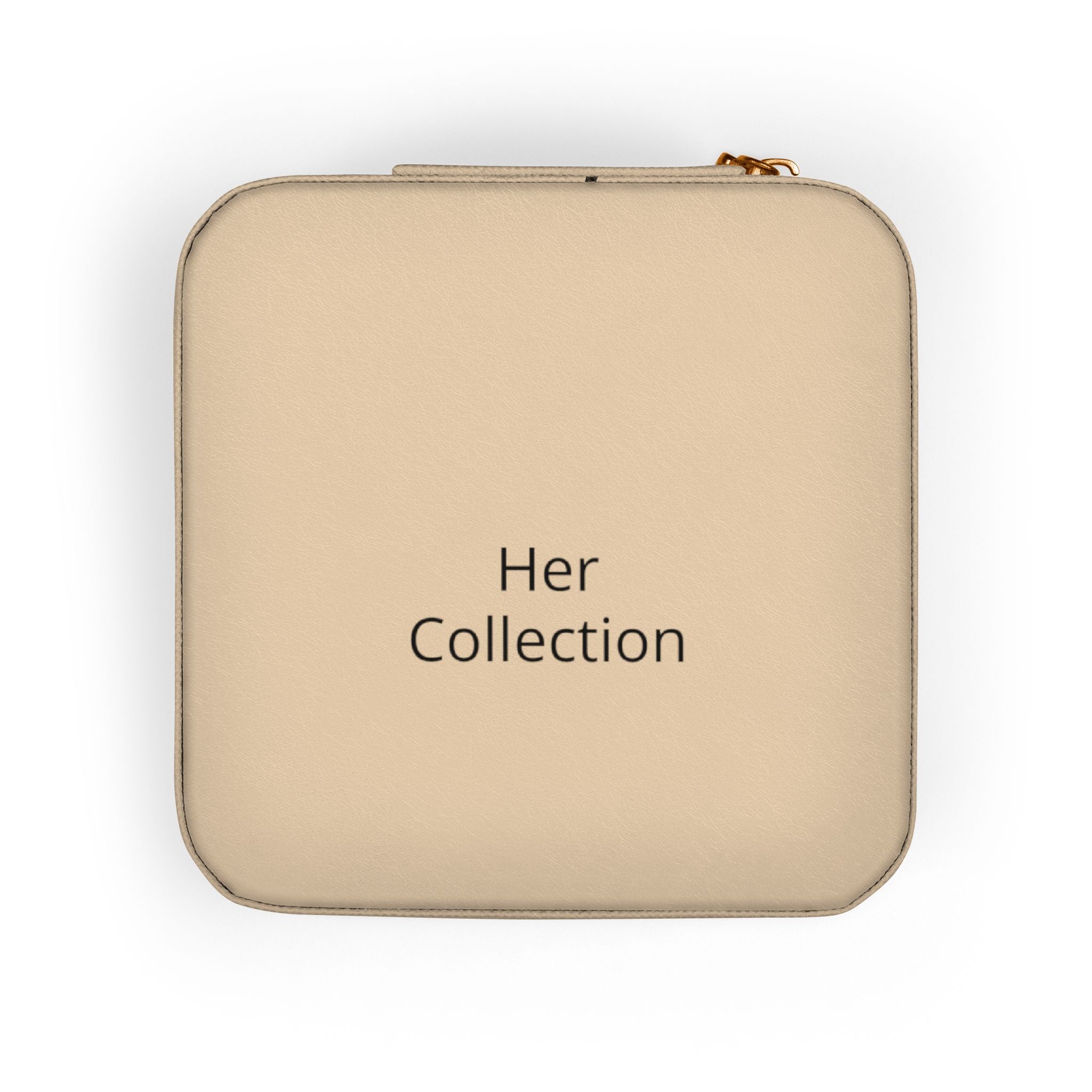 Her Collection Compact Jewelry Travel Case — Portable Ring & Earring Organizer