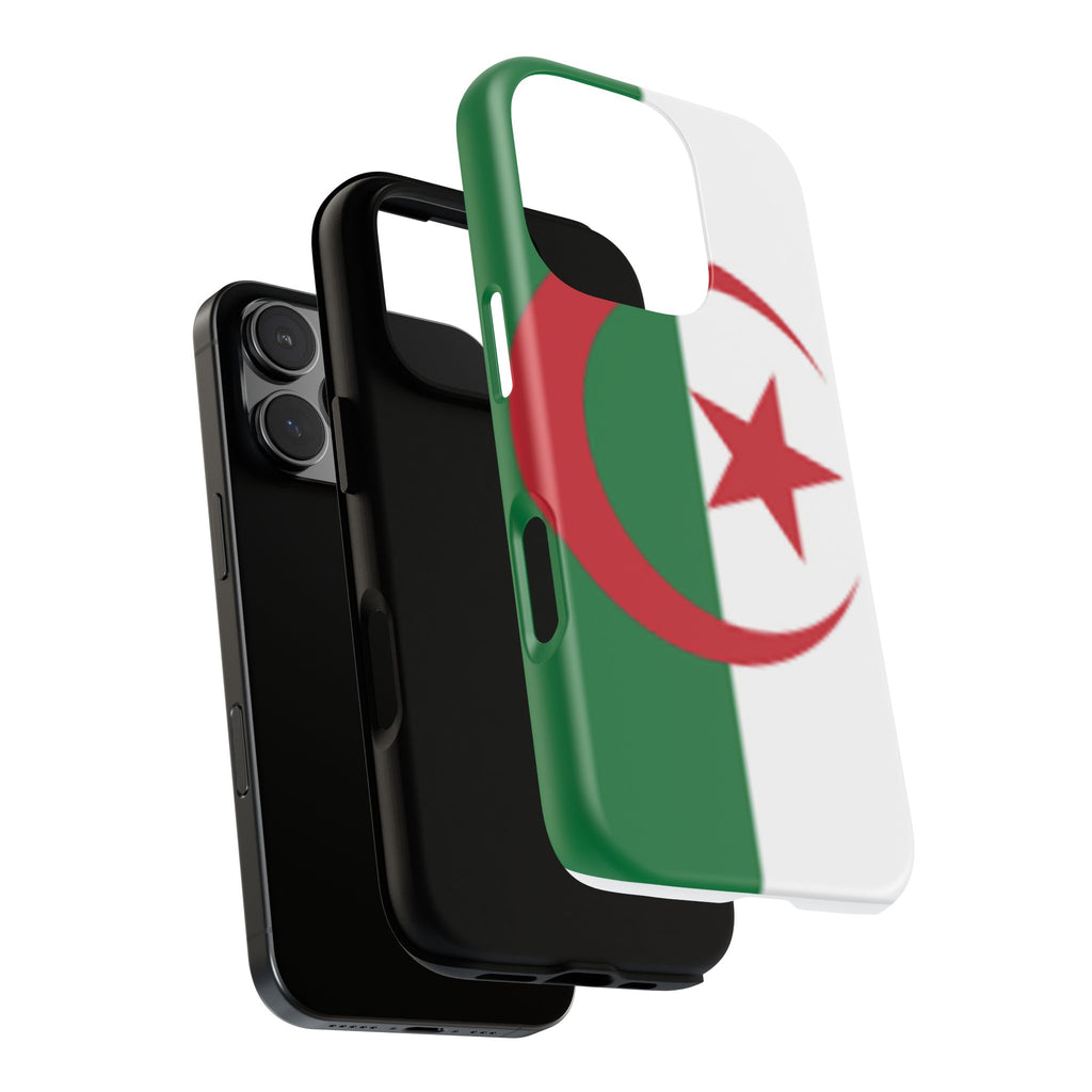 Algeria Flag Tough Phone Case — Protective Algeria Crescent & Star Design