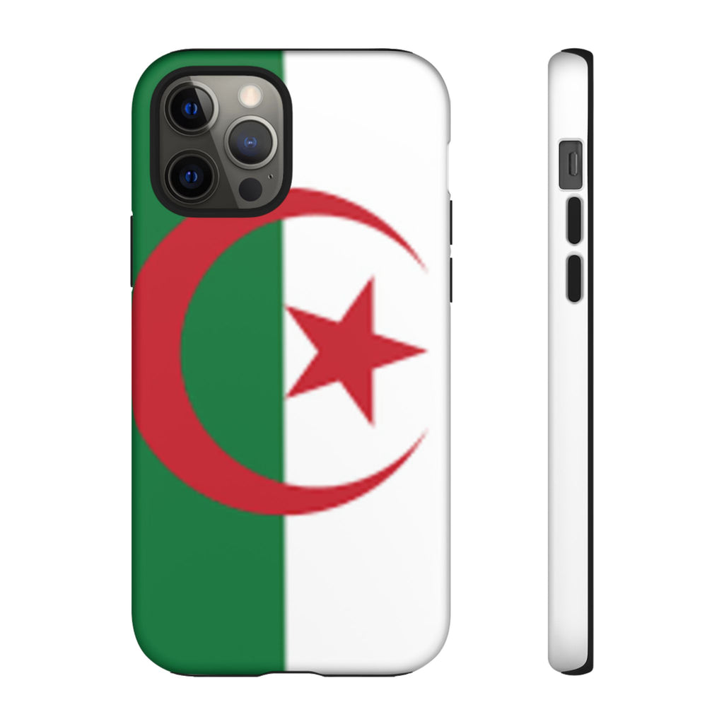 Algeria Flag Tough Phone Case — Protective Algeria Crescent & Star Design