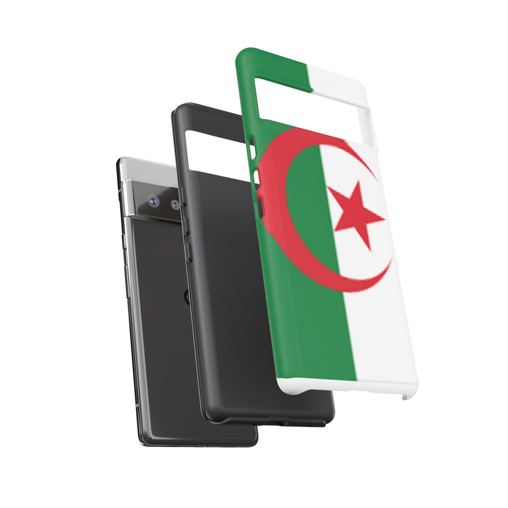 Algeria Flag Tough Phone Case — Protective Algeria Crescent & Star Design