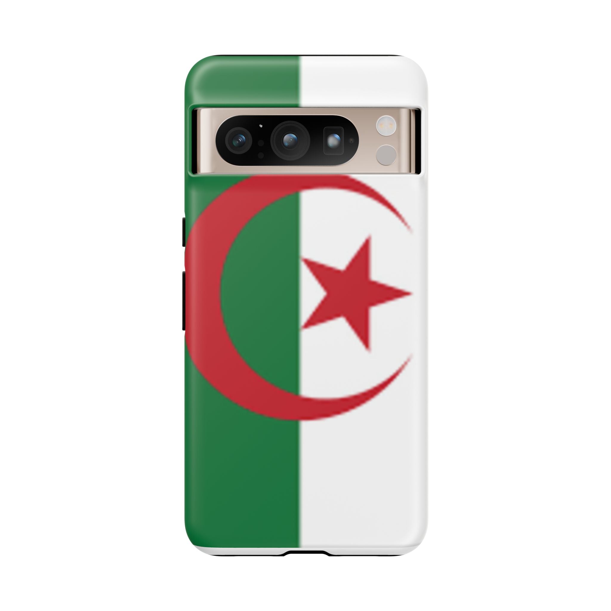 Algeria Flag Tough Phone Case — Protective Algeria Crescent & Star Design