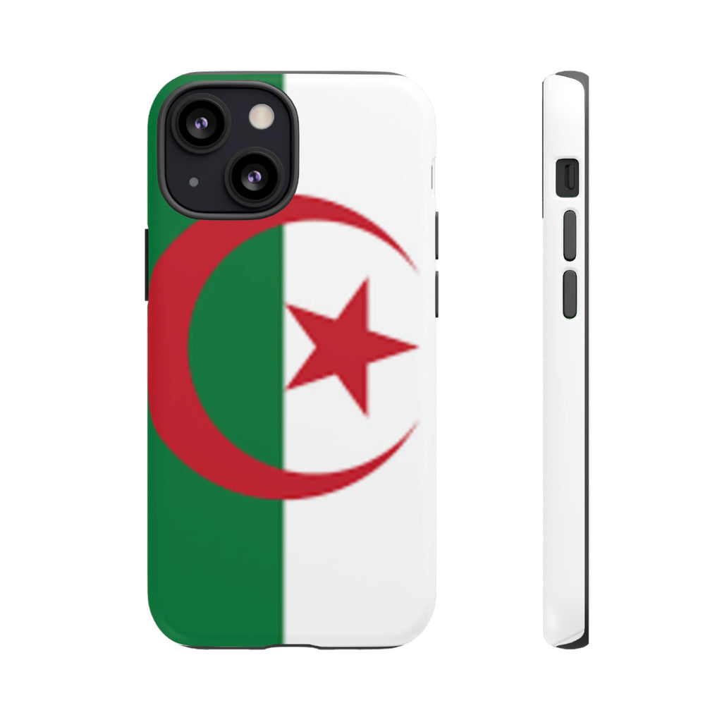 Algeria Flag Tough Phone Case — Protective Algeria Crescent & Star Design
