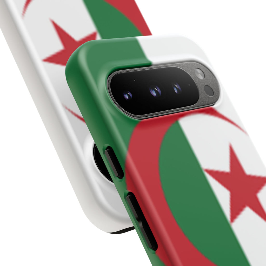 Algeria Flag Tough Phone Case — Protective Algeria Crescent & Star Design