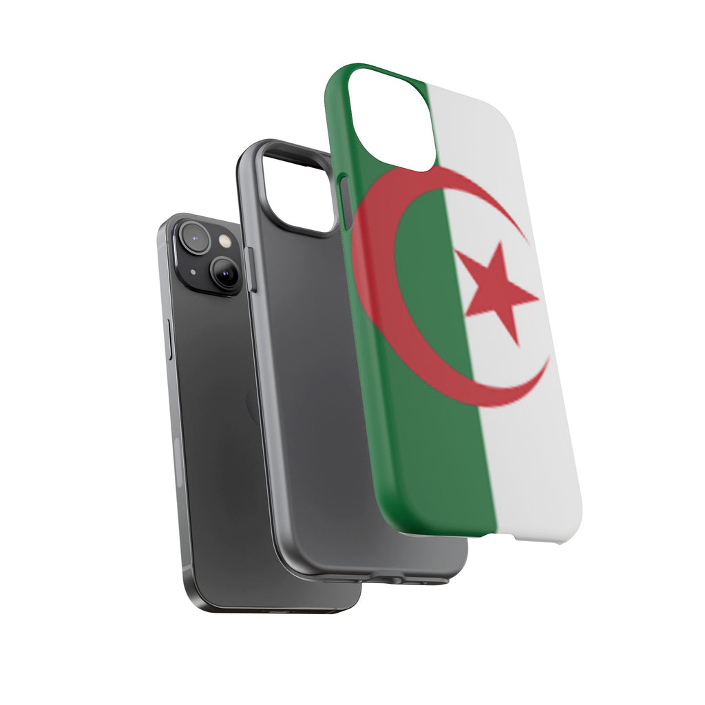 Algeria Flag Tough Phone Case — Protective Algeria Crescent & Star Design