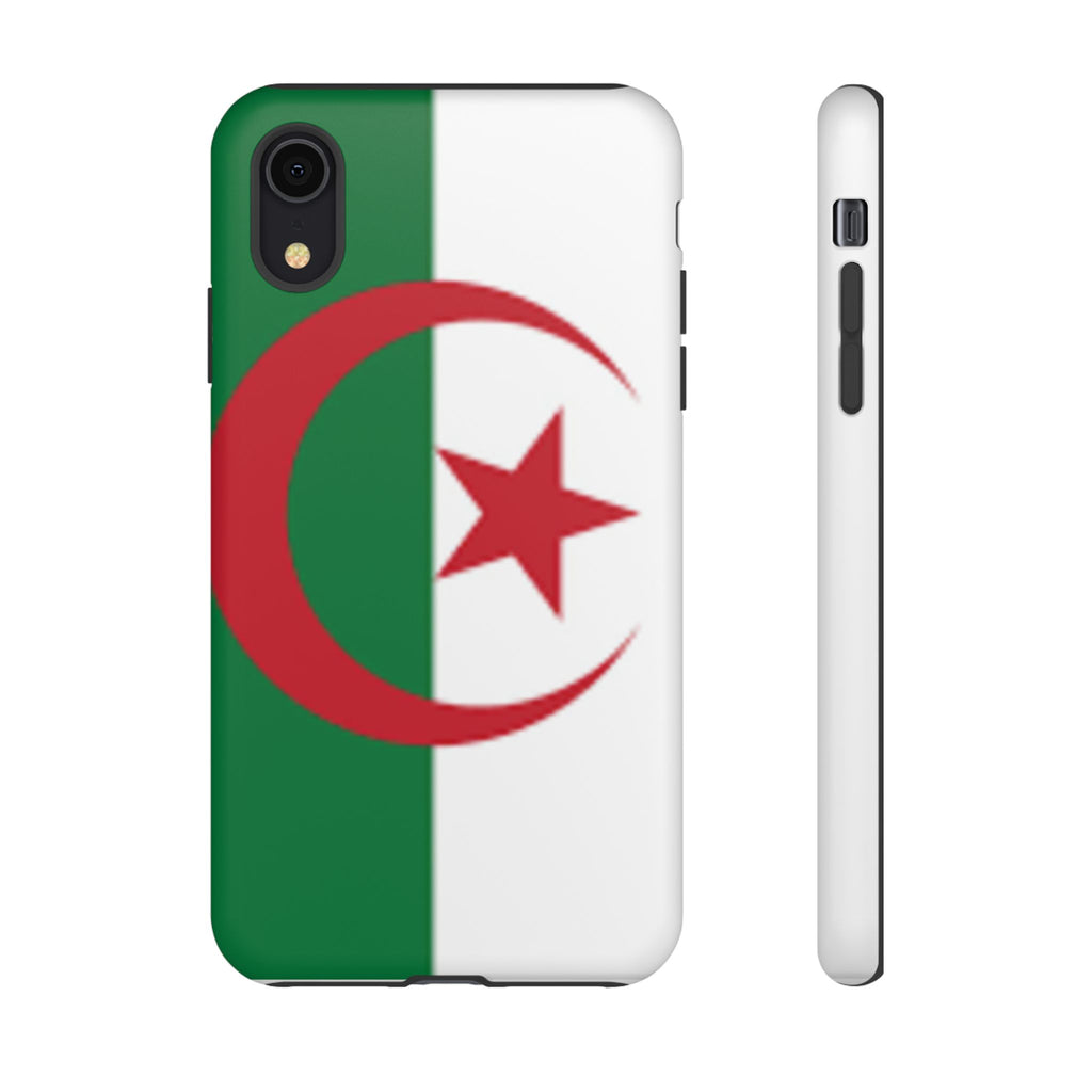 Algeria Flag Tough Phone Case — Protective Algeria Crescent & Star Design