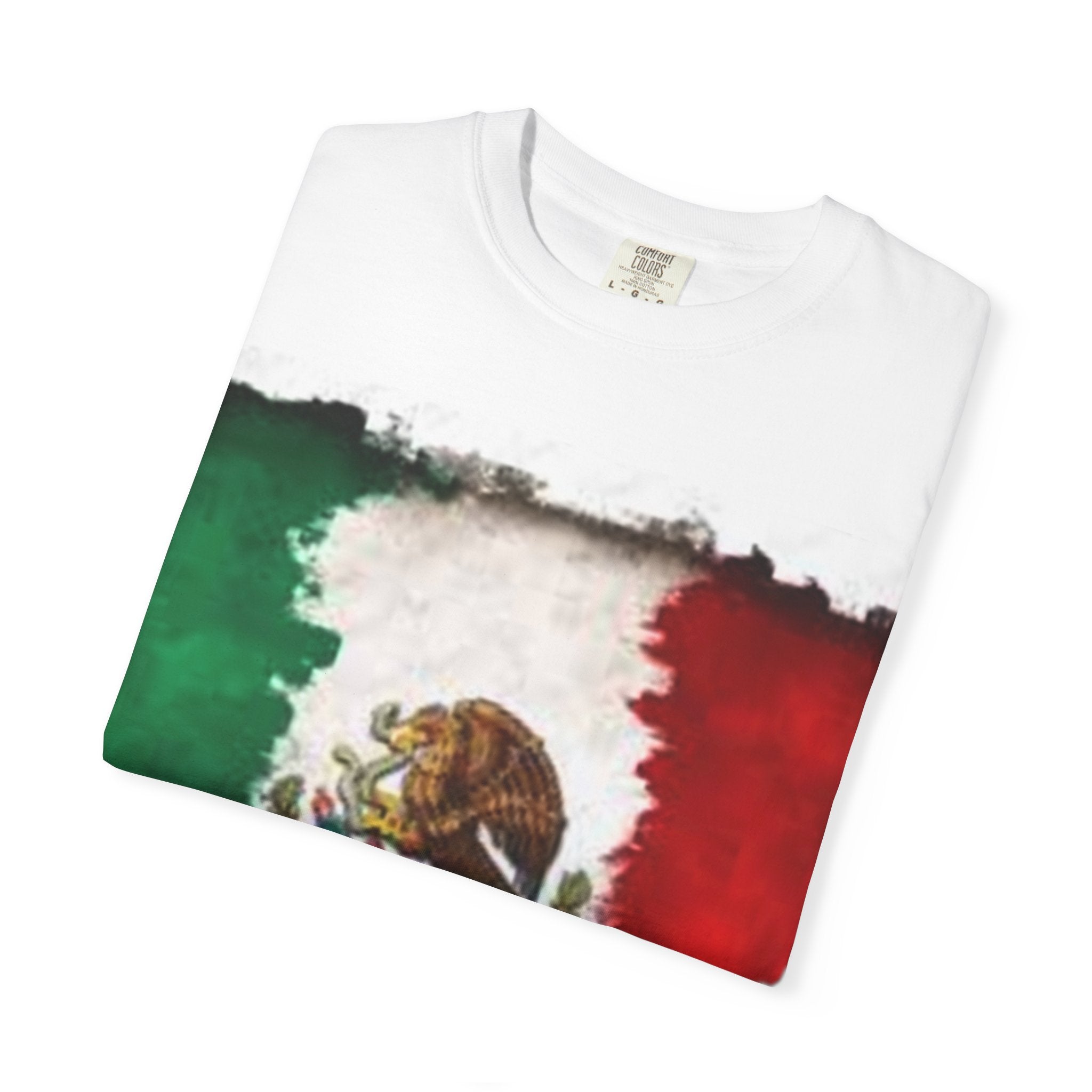 Mexican Flag Graphic T-Shirt — Distressed Mexico Pride Tee