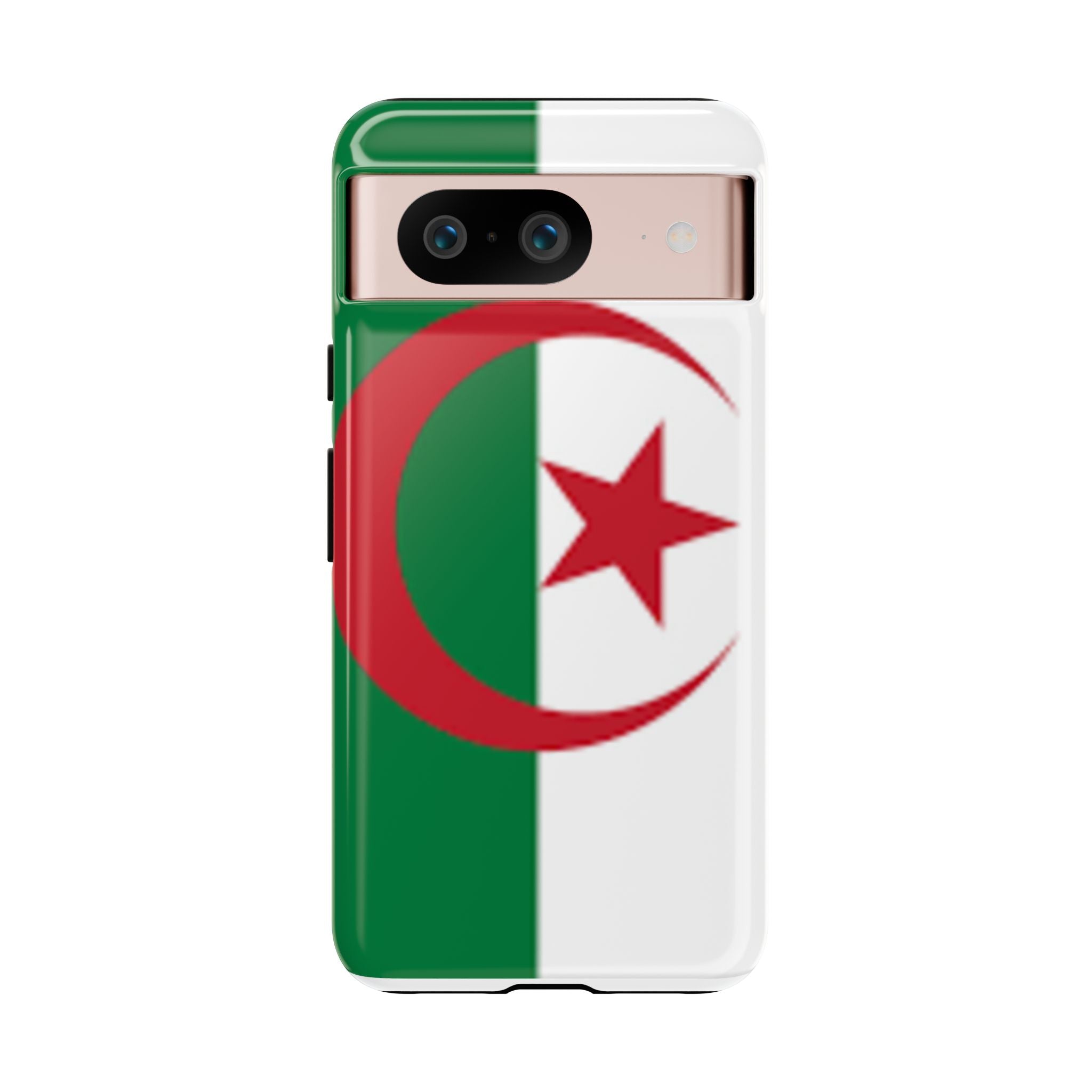 Algeria Flag Tough Phone Case — Protective Algeria Crescent & Star Design