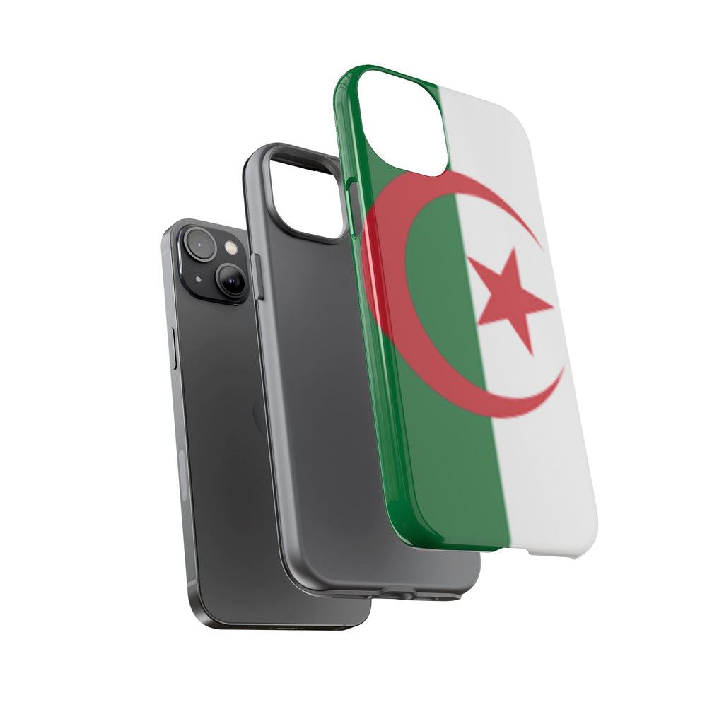 Algeria Flag Tough Phone Case — Protective Algeria Crescent & Star Design
