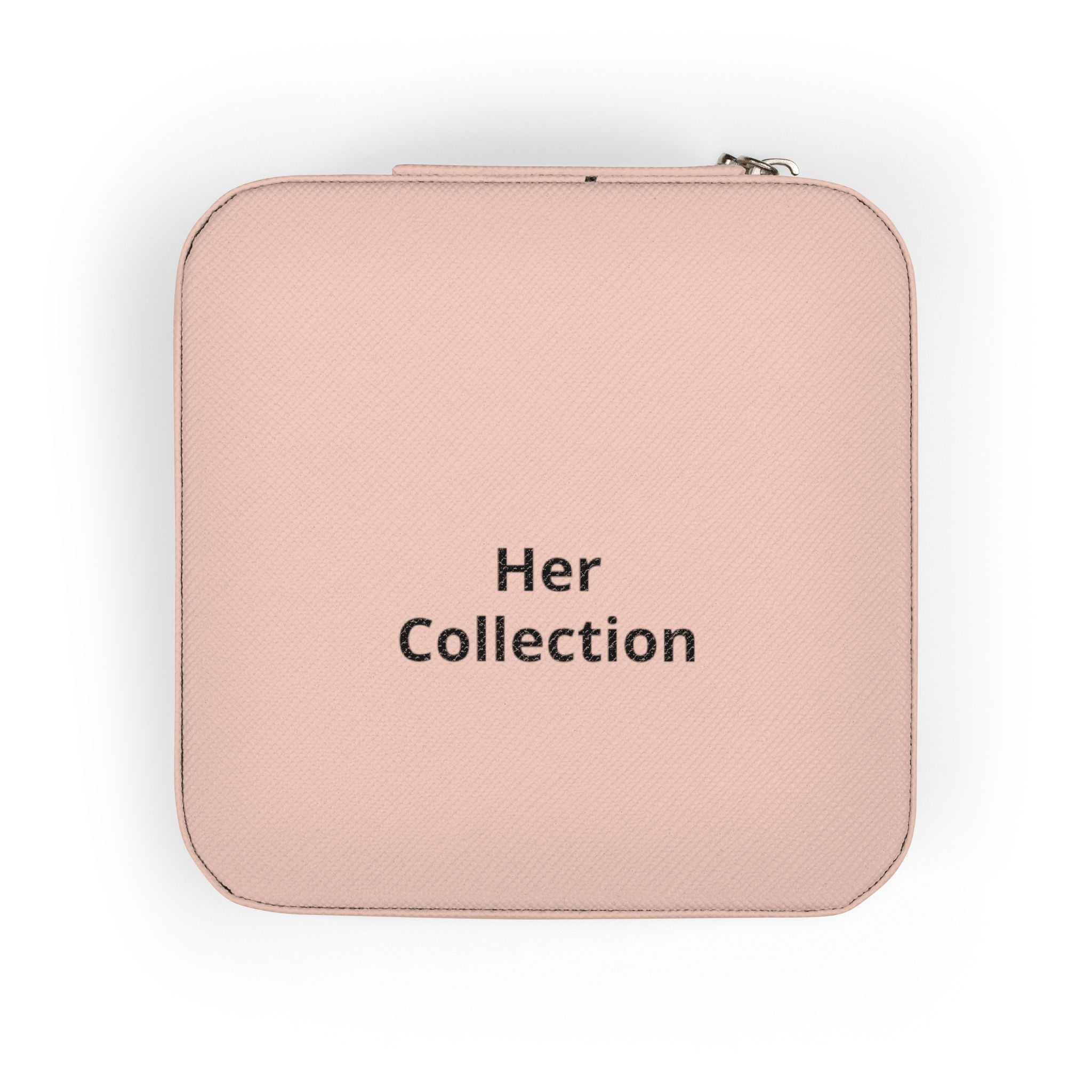 Her Collection Compact Jewelry Travel Case — Portable Ring & Earring Organizer