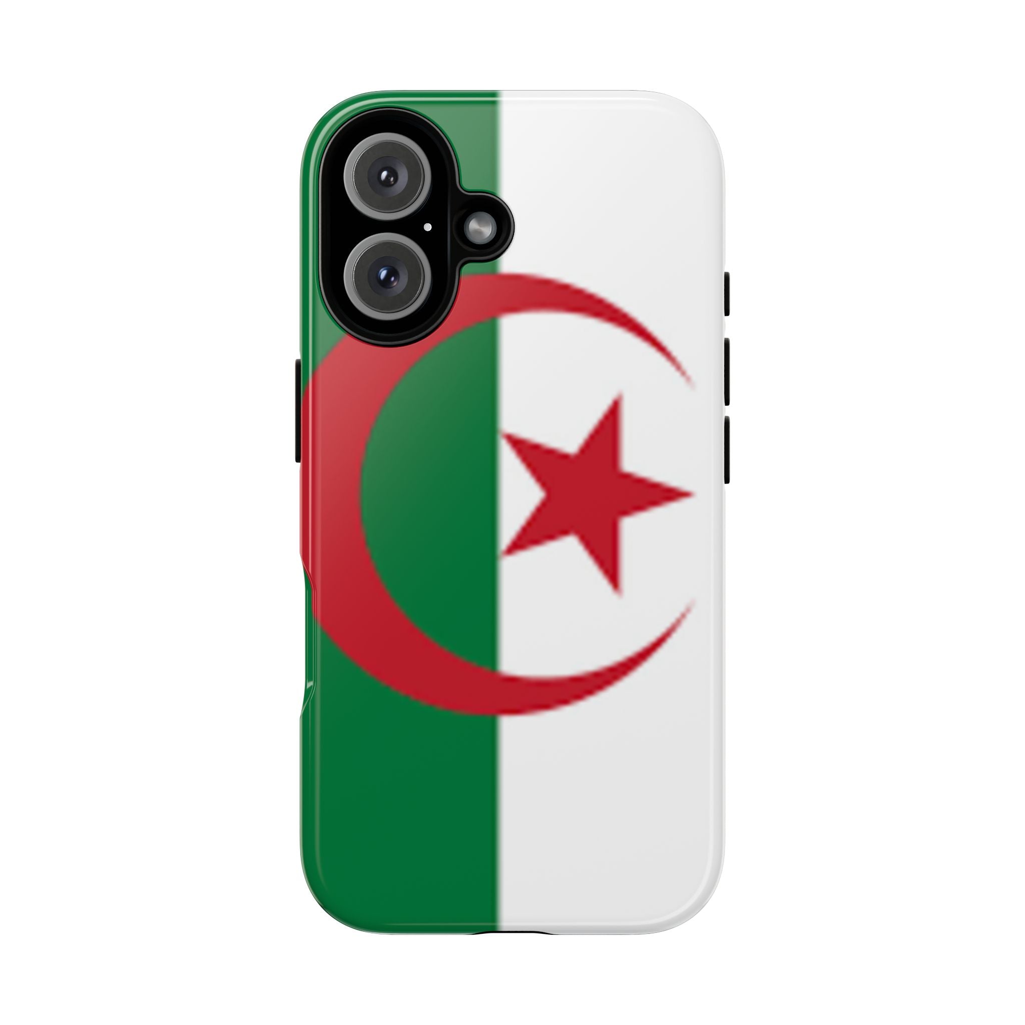 Algeria Flag Tough Phone Case — Protective Algeria Crescent & Star Design