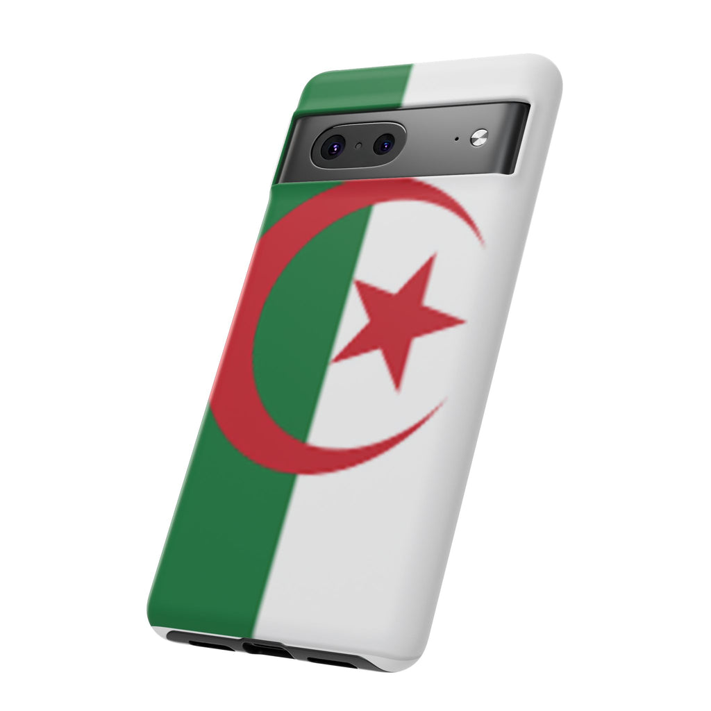 Algeria Flag Tough Phone Case — Protective Algeria Crescent & Star Design