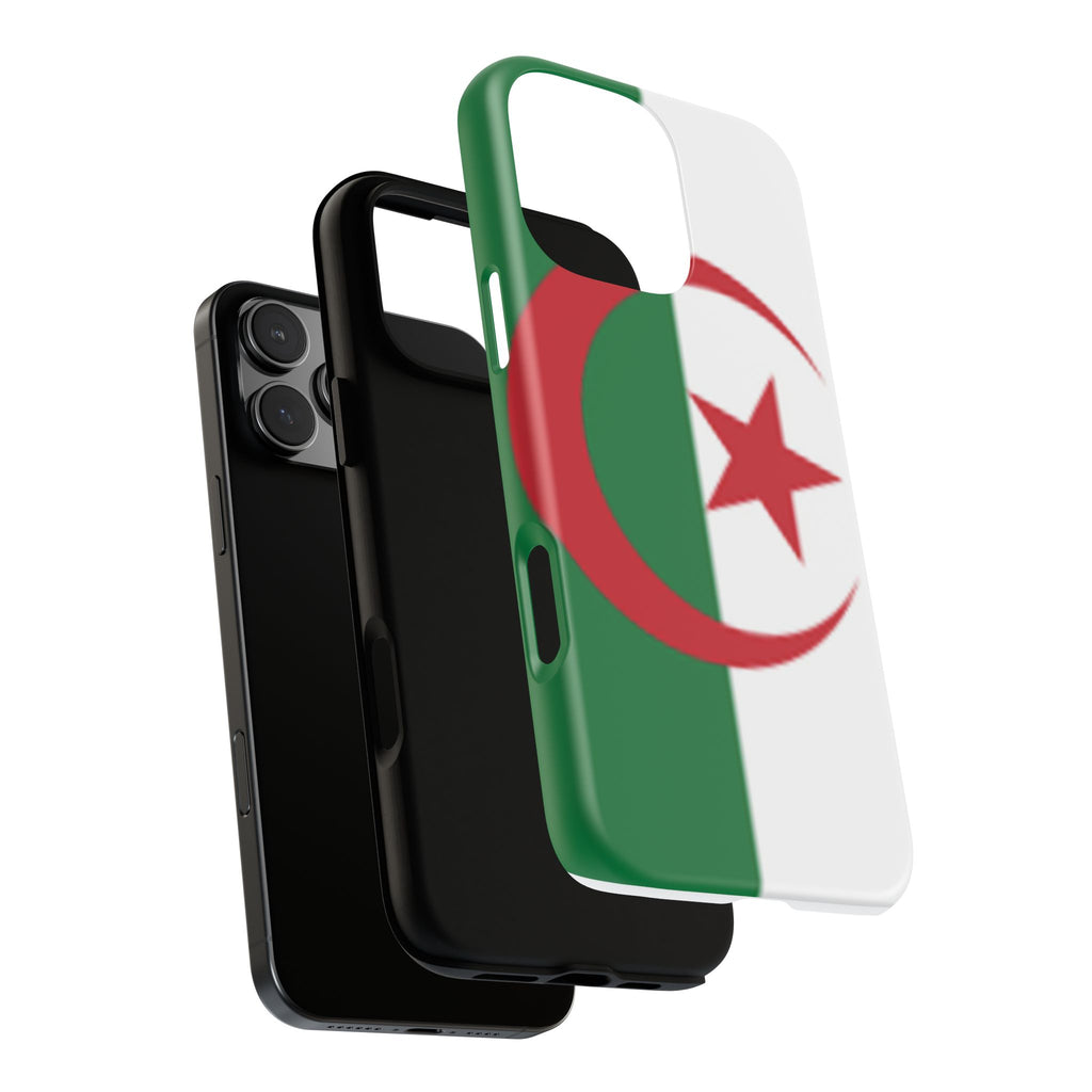 Algeria Flag Tough Phone Case — Protective Algeria Crescent & Star Design