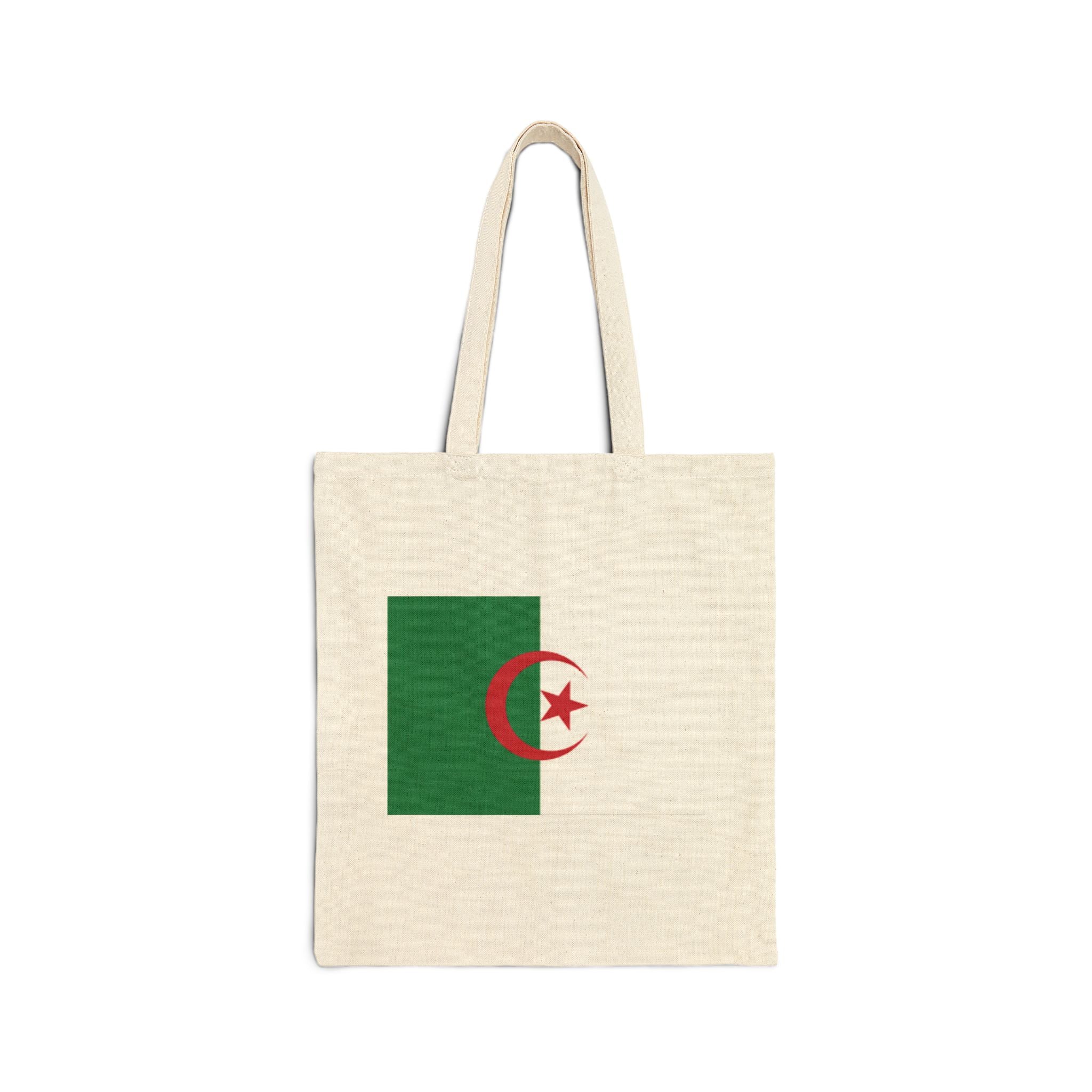 Algeria Flag Tote Bag – Cotton Canvas Eco Shopper