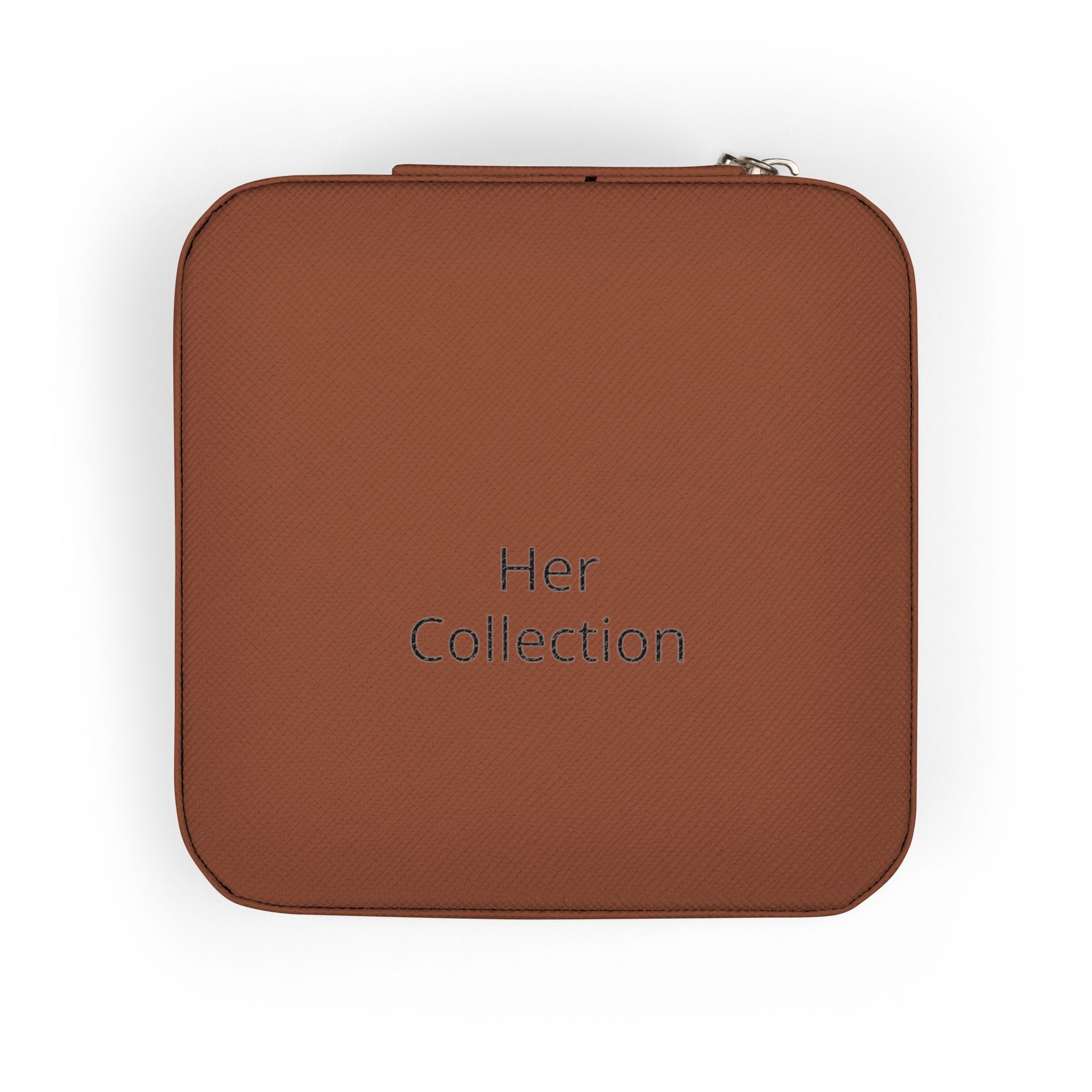 Her Collection Compact Jewelry Travel Case — Portable Ring & Earring Organizer