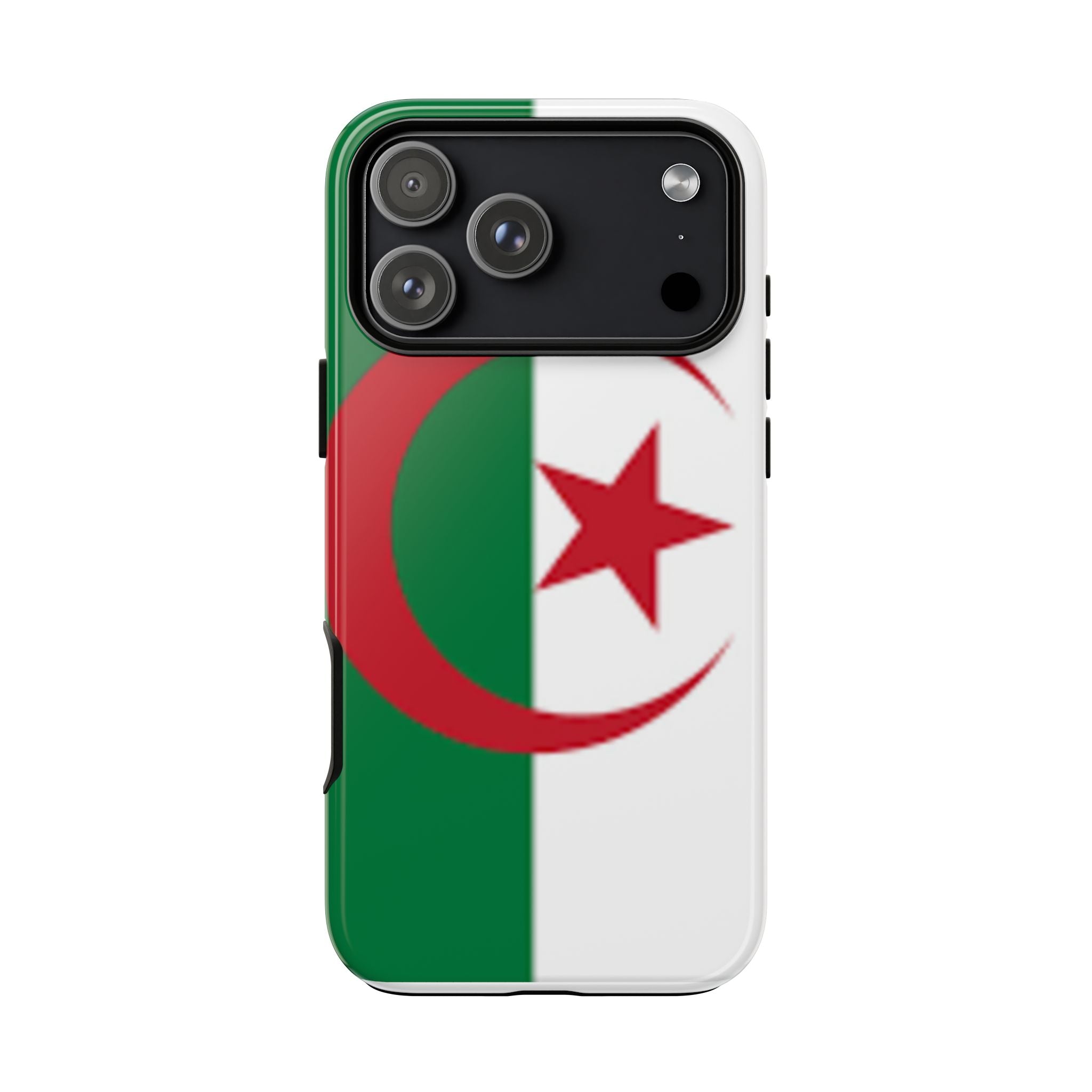 Algeria Flag Tough Phone Case — Protective Algeria Crescent & Star Design