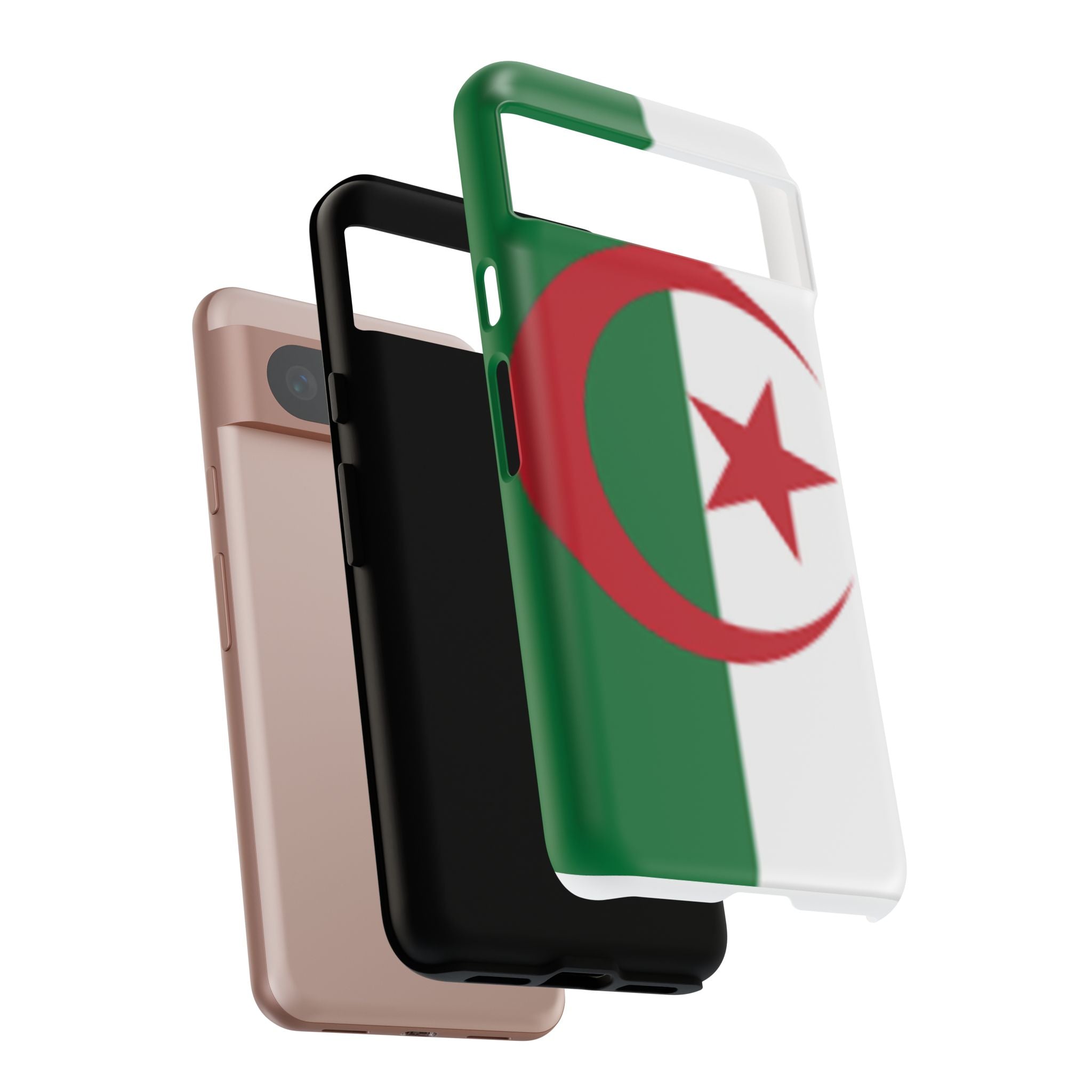 Algeria Flag Tough Phone Case — Protective Algeria Crescent & Star Design