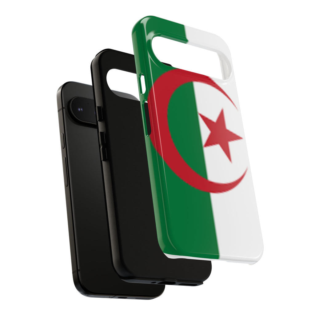 Algeria Flag Tough Phone Case — Protective Algeria Crescent & Star Design