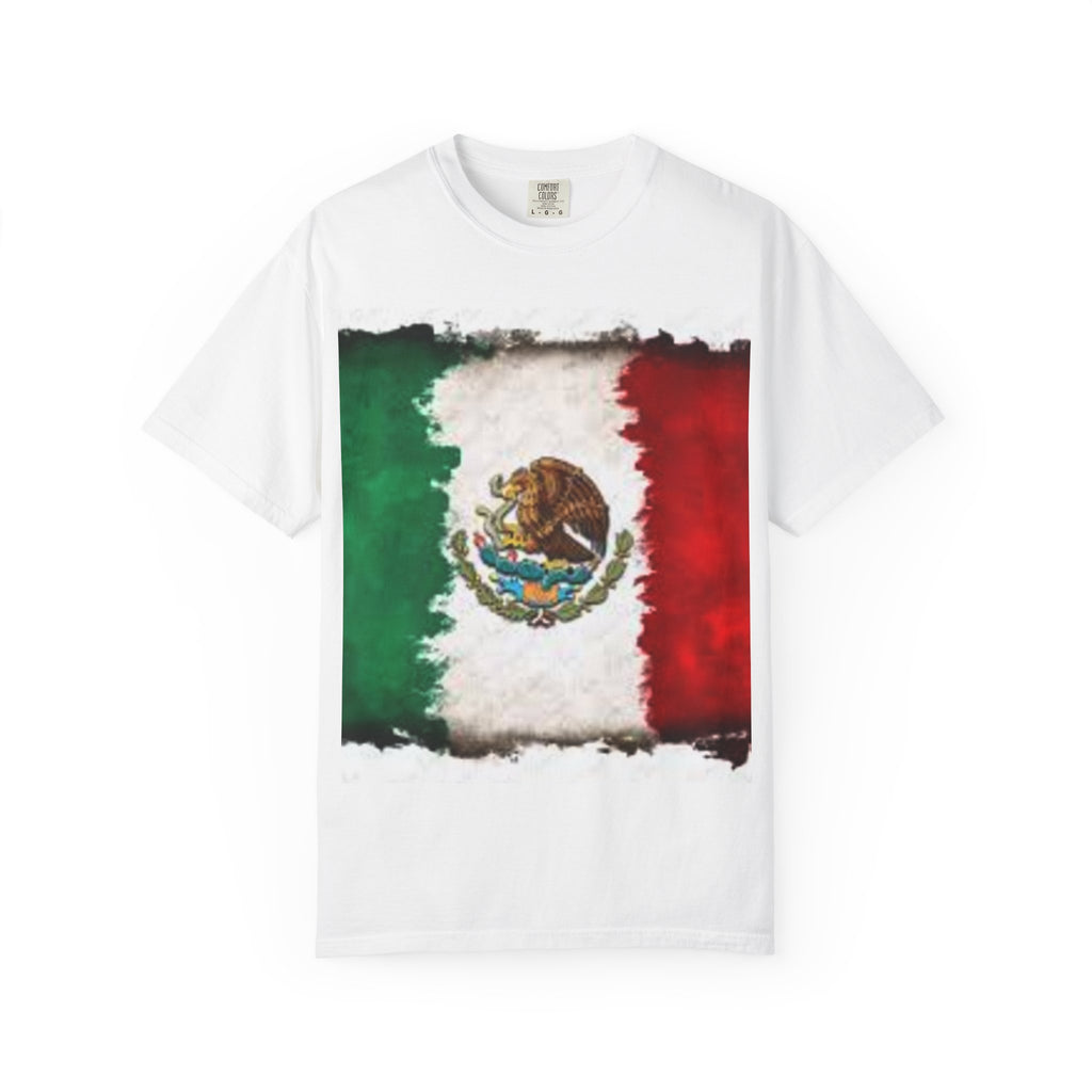 Mexican Flag Graphic T-Shirt — Distressed Mexico Pride Tee