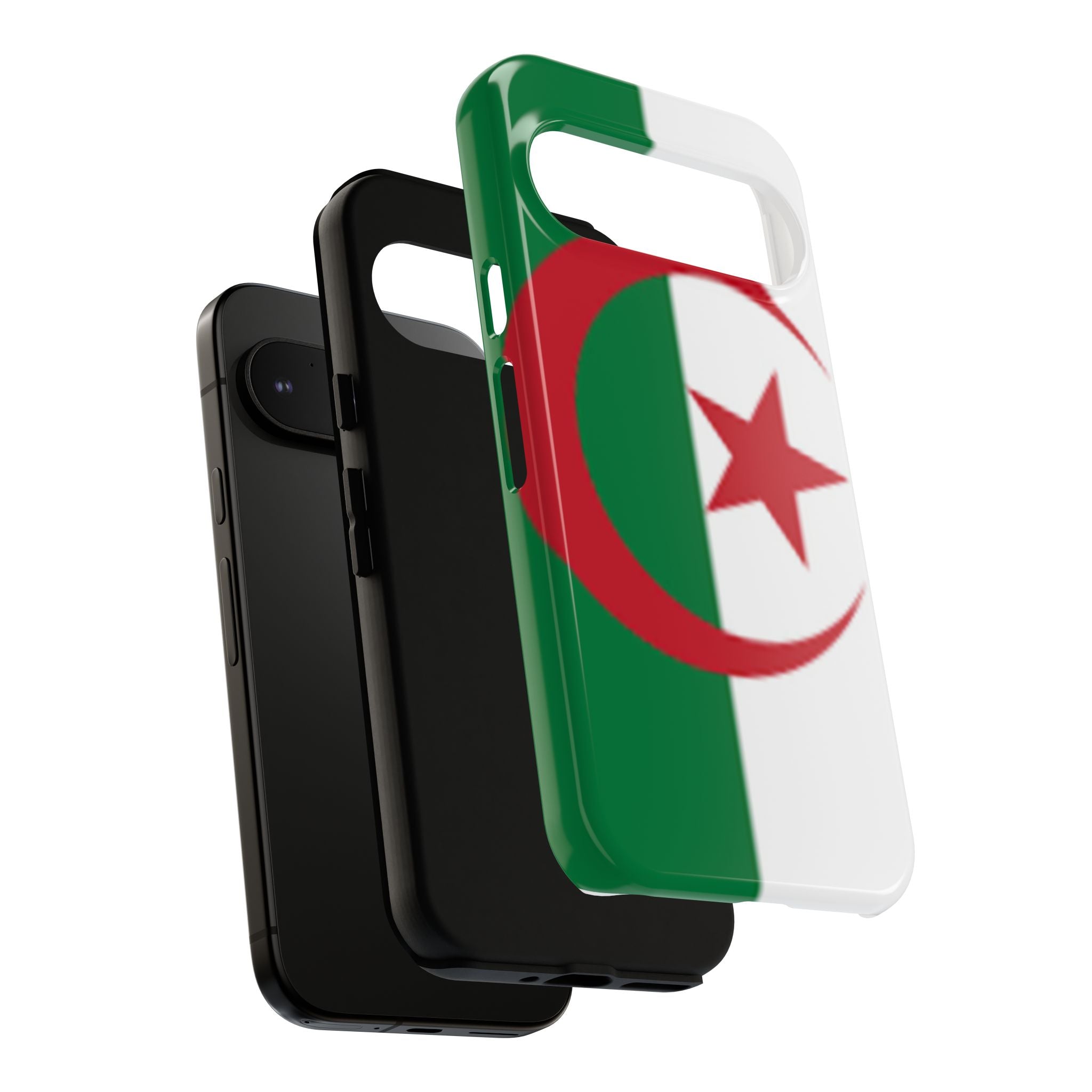 Algeria Flag Tough Phone Case — Protective Algeria Crescent & Star Design
