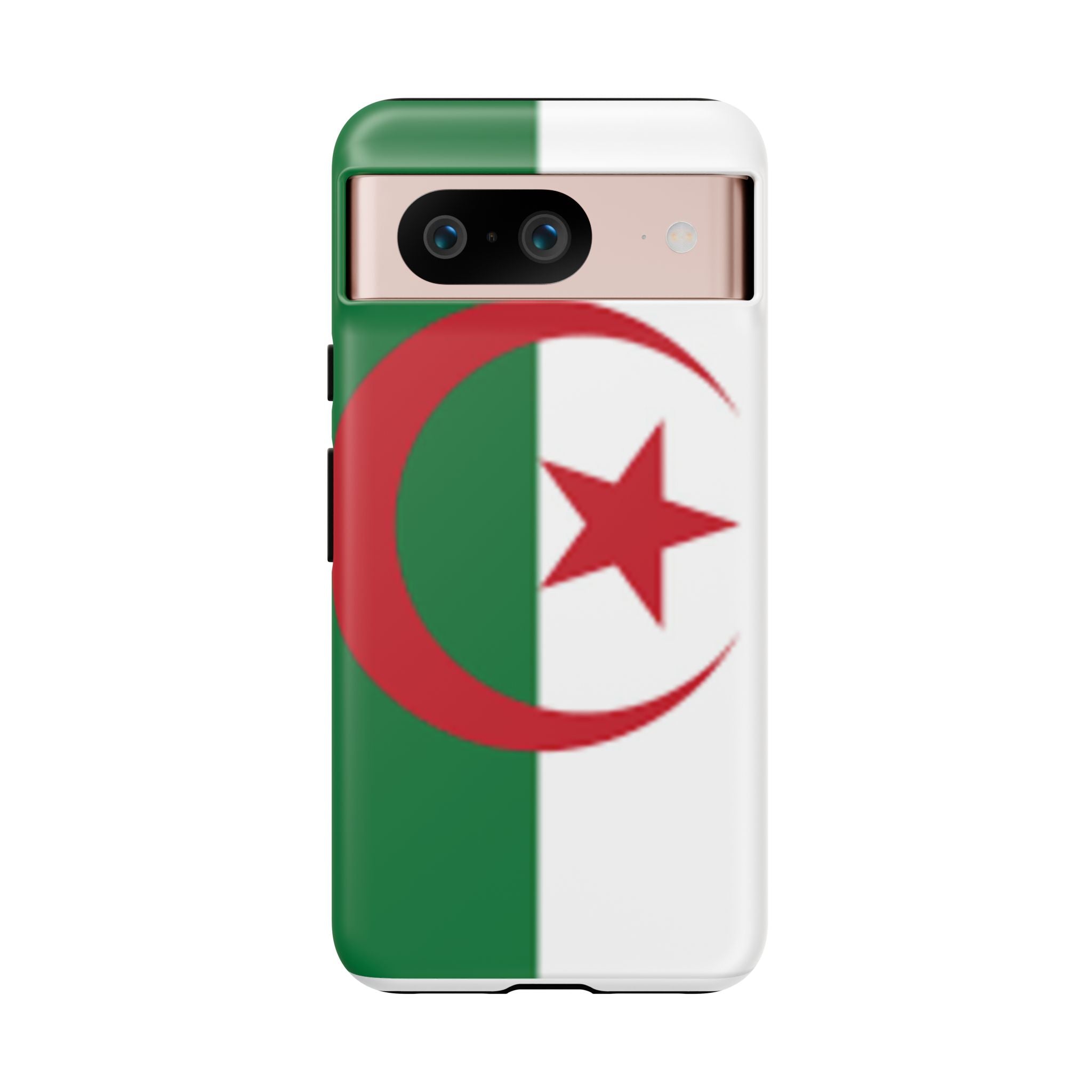 Algeria Flag Tough Phone Case — Protective Algeria Crescent & Star Design