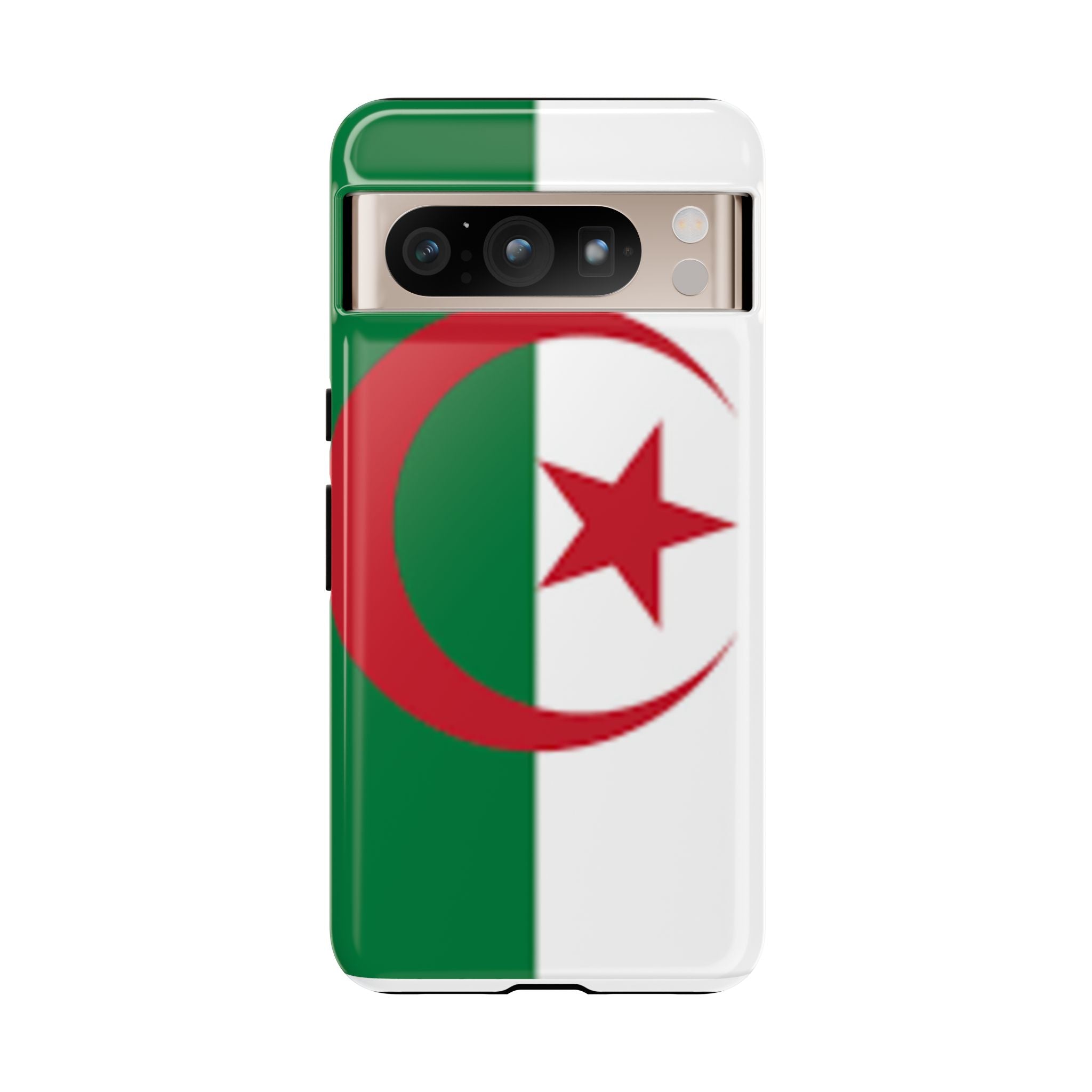 Algeria Flag Tough Phone Case — Protective Algeria Crescent & Star Design