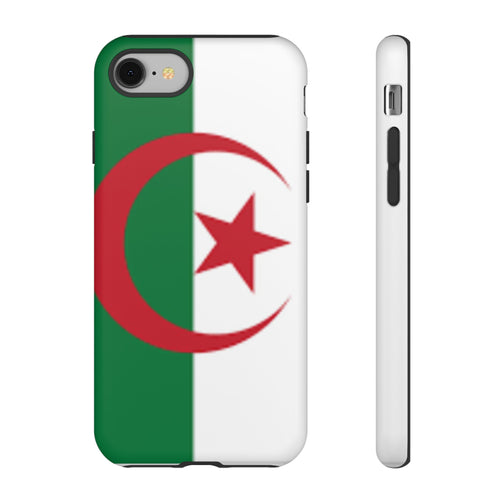 Algeria Flag Tough Phone Case — Protective Algeria Crescent & Star Design