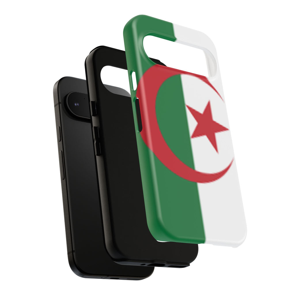 Algeria Flag Tough Phone Case — Protective Algeria Crescent & Star Design