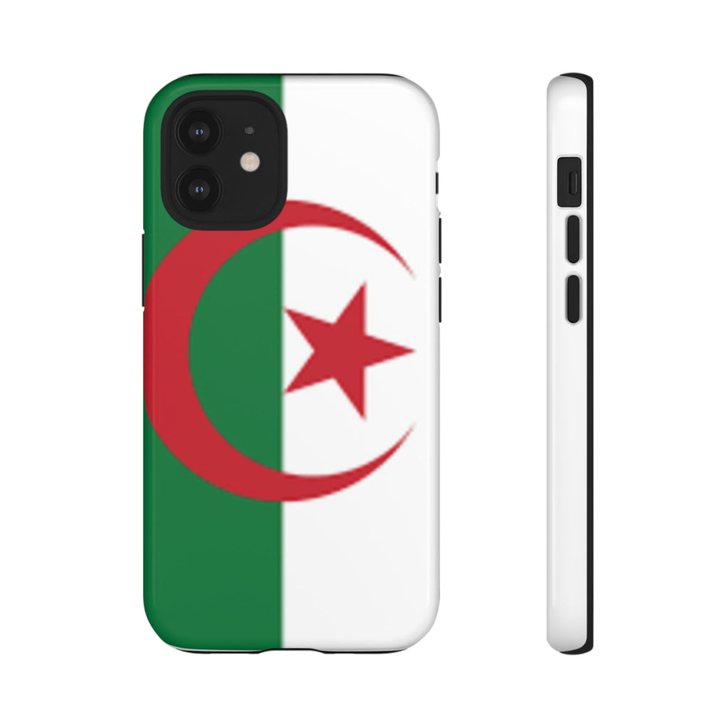Algeria Flag Tough Phone Case — Protective Algeria Crescent & Star Design