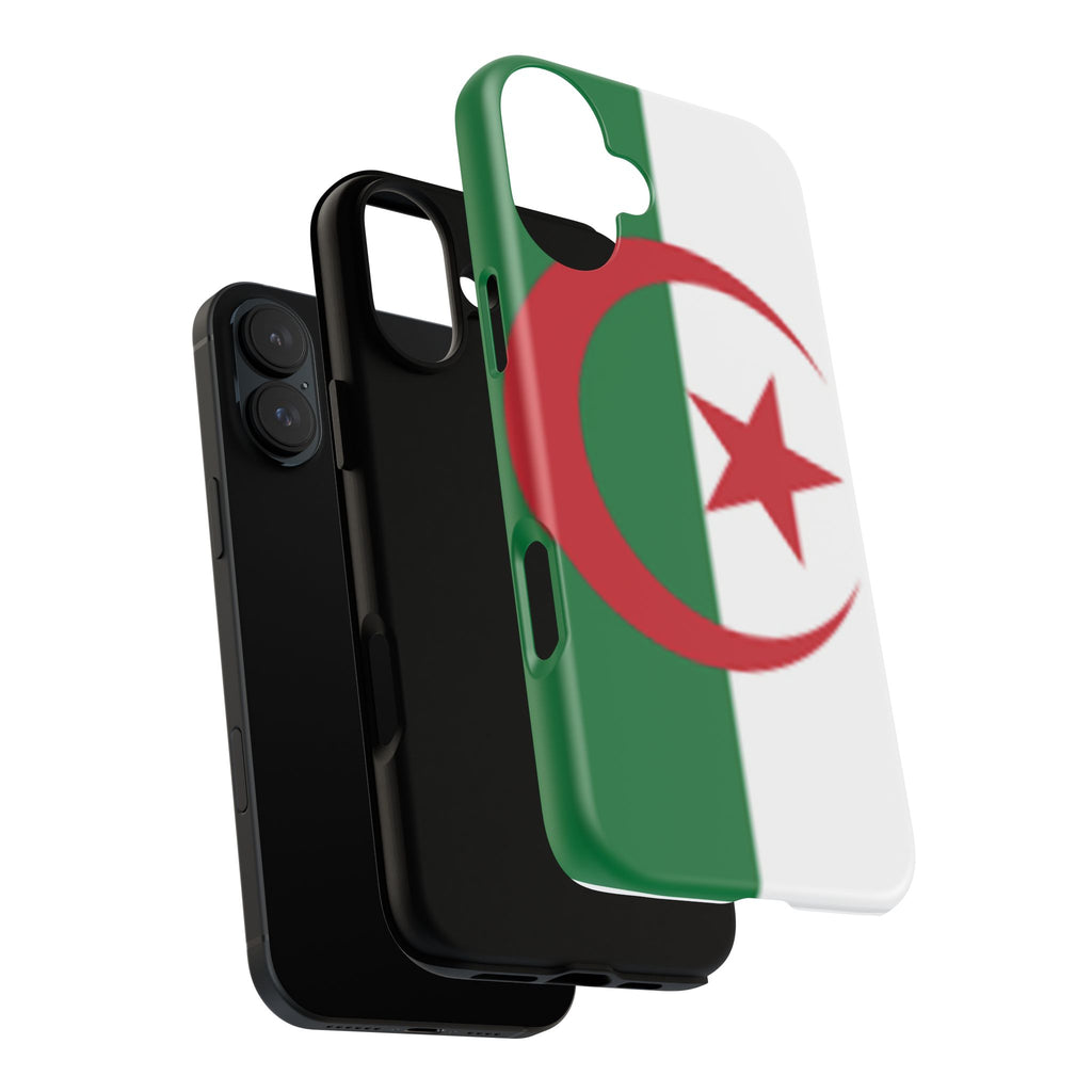 Algeria Flag Tough Phone Case — Protective Algeria Crescent & Star Design