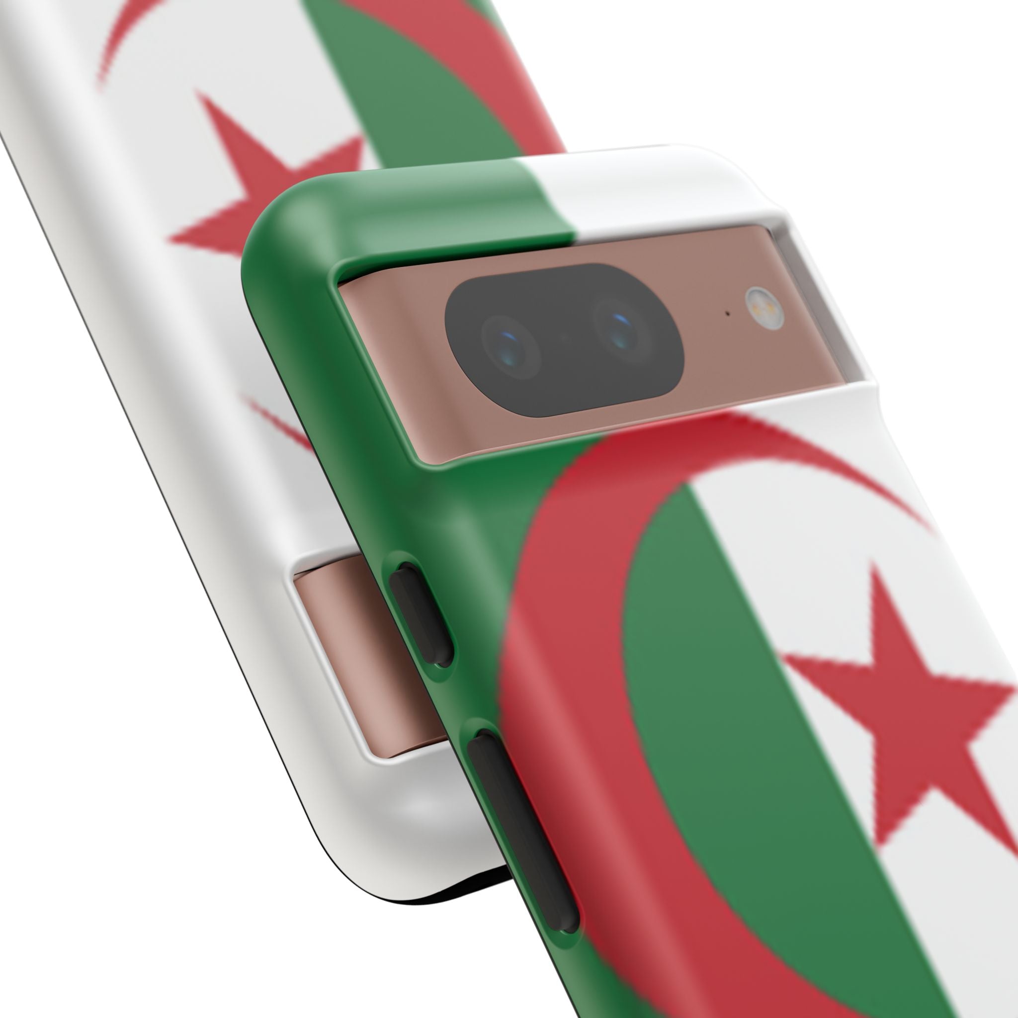 Algeria Flag Tough Phone Case — Protective Algeria Crescent & Star Design