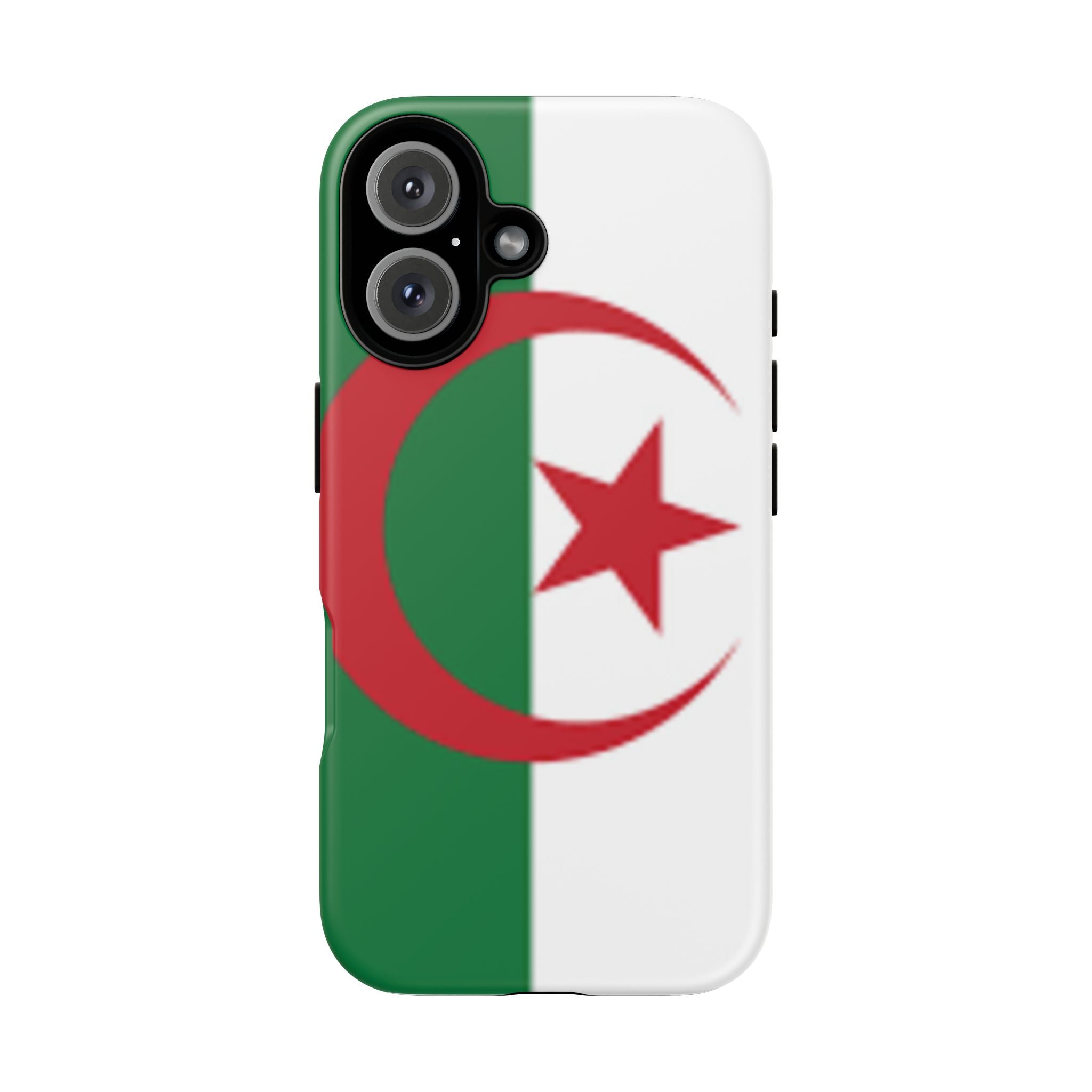 Algeria Flag Tough Phone Case — Protective Algeria Crescent & Star Design