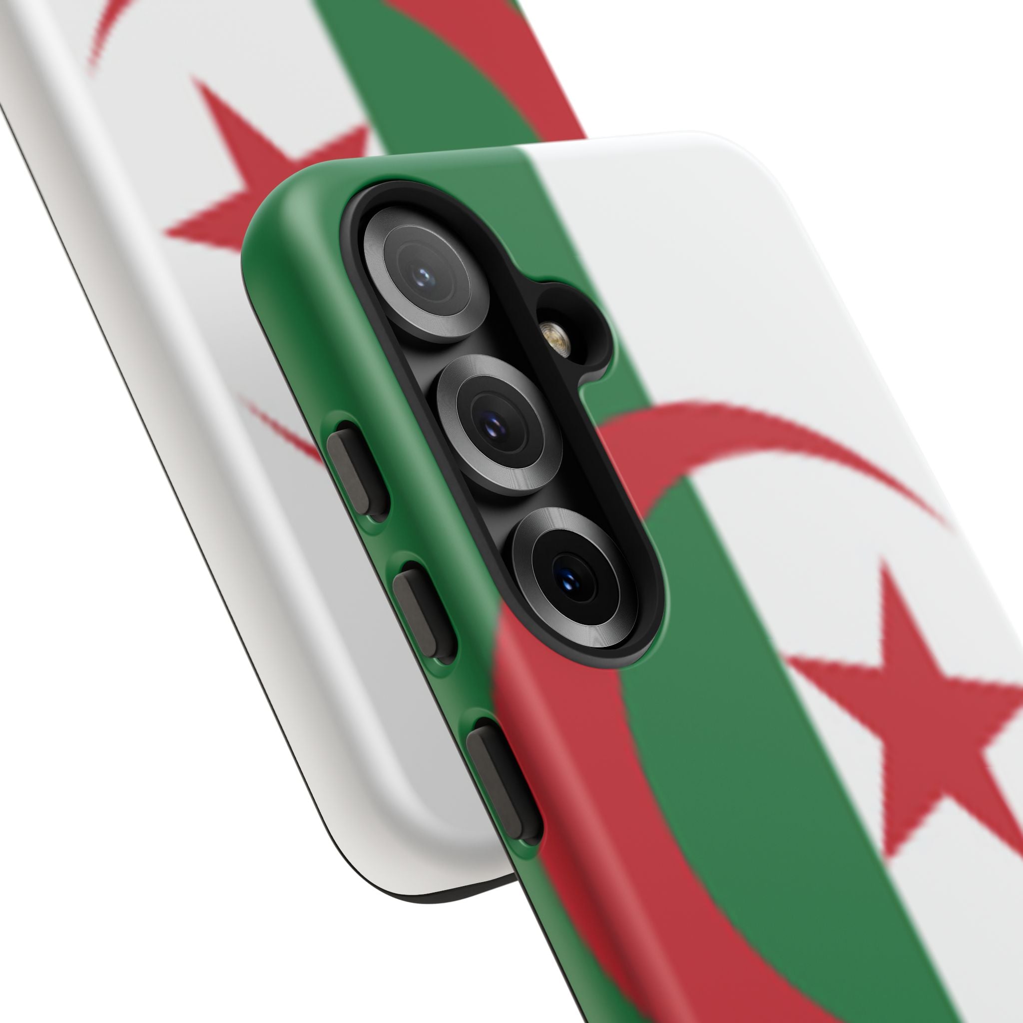 Algeria Flag Tough Phone Case — Protective Algeria Crescent & Star Design
