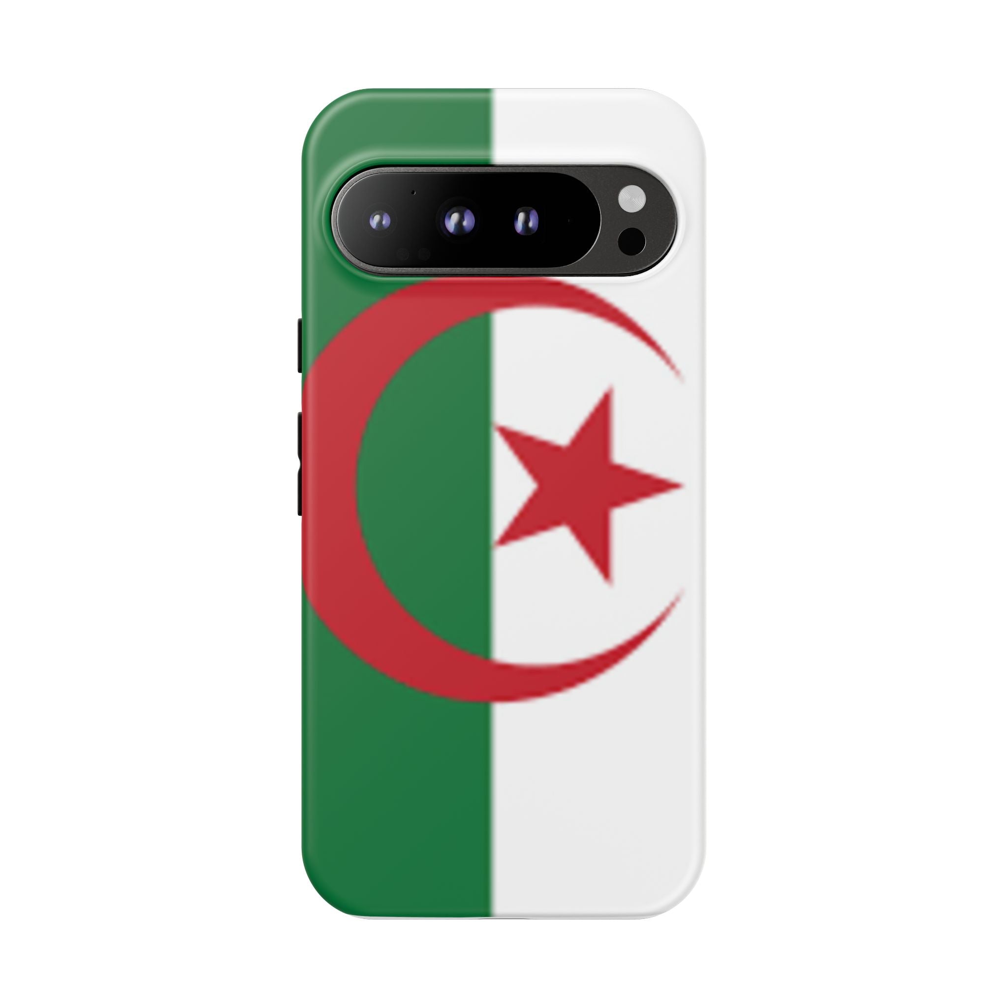 Algeria Flag Tough Phone Case — Protective Algeria Crescent & Star Design