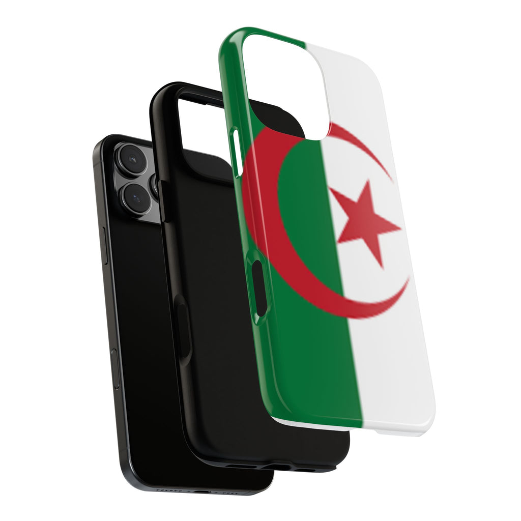 Algeria Flag Tough Phone Case — Protective Algeria Crescent & Star Design