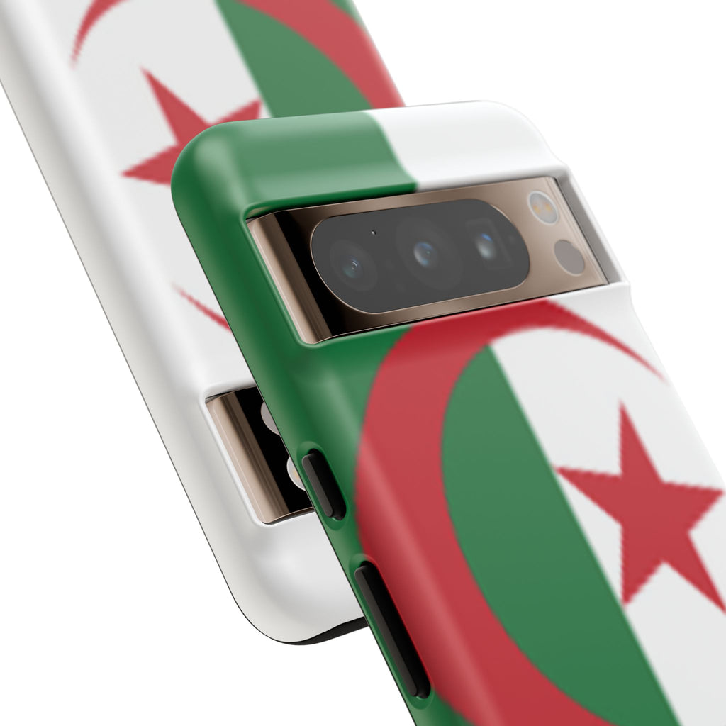 Algeria Flag Tough Phone Case — Protective Algeria Crescent & Star Design