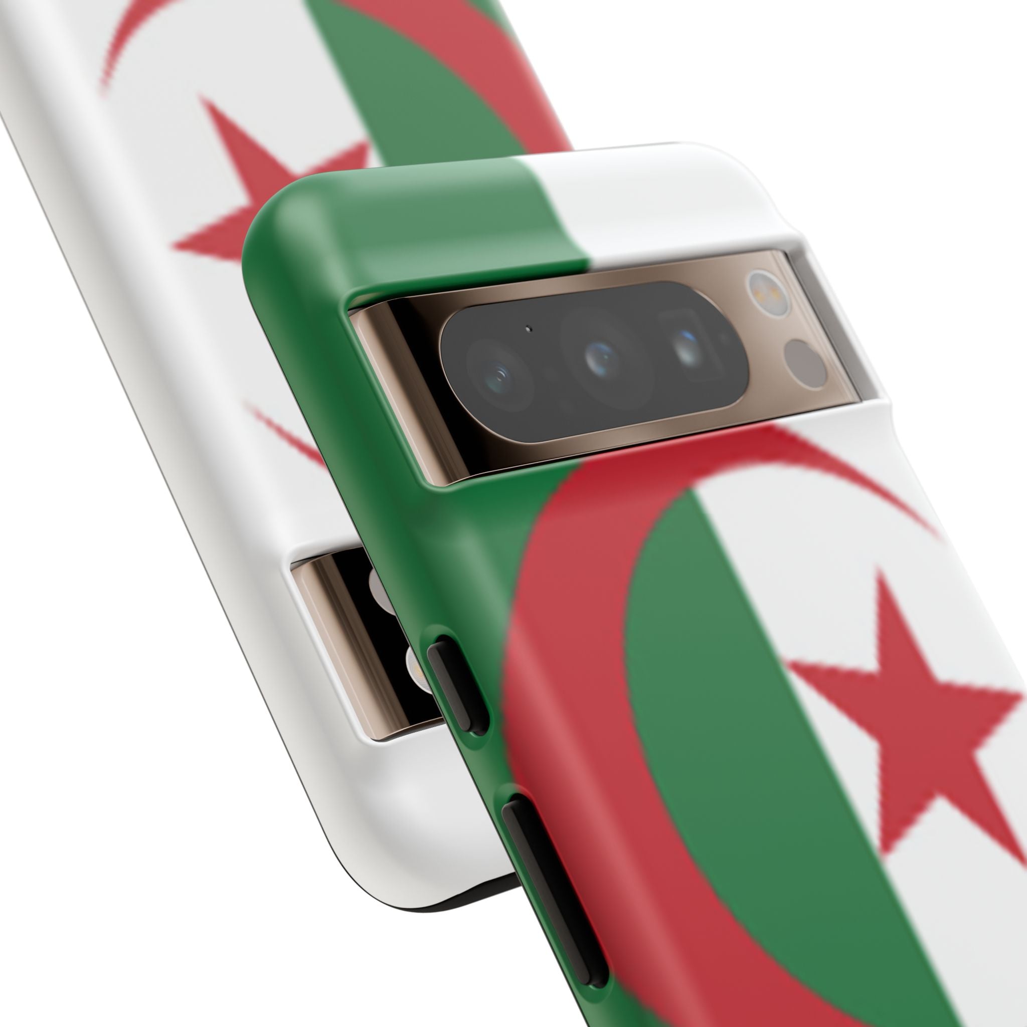 Algeria Flag Tough Phone Case — Protective Algeria Crescent & Star Design