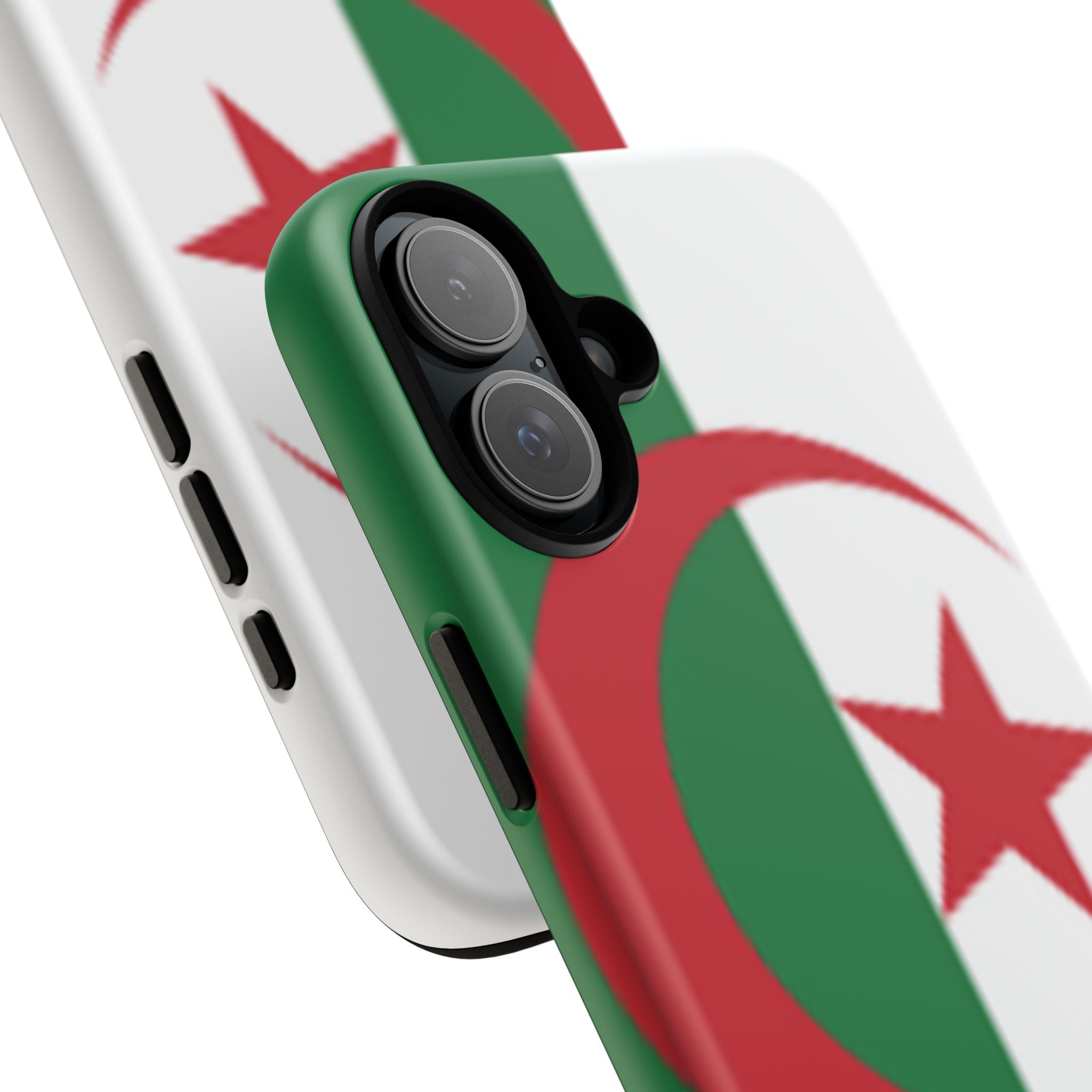 Algeria Flag Tough Phone Case — Protective Algeria Crescent & Star Design