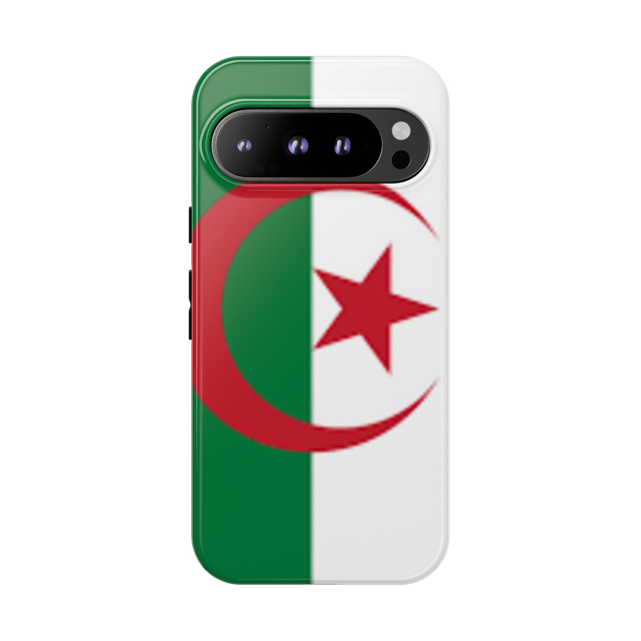 Algeria Flag Tough Phone Case — Protective Algeria Crescent & Star Design