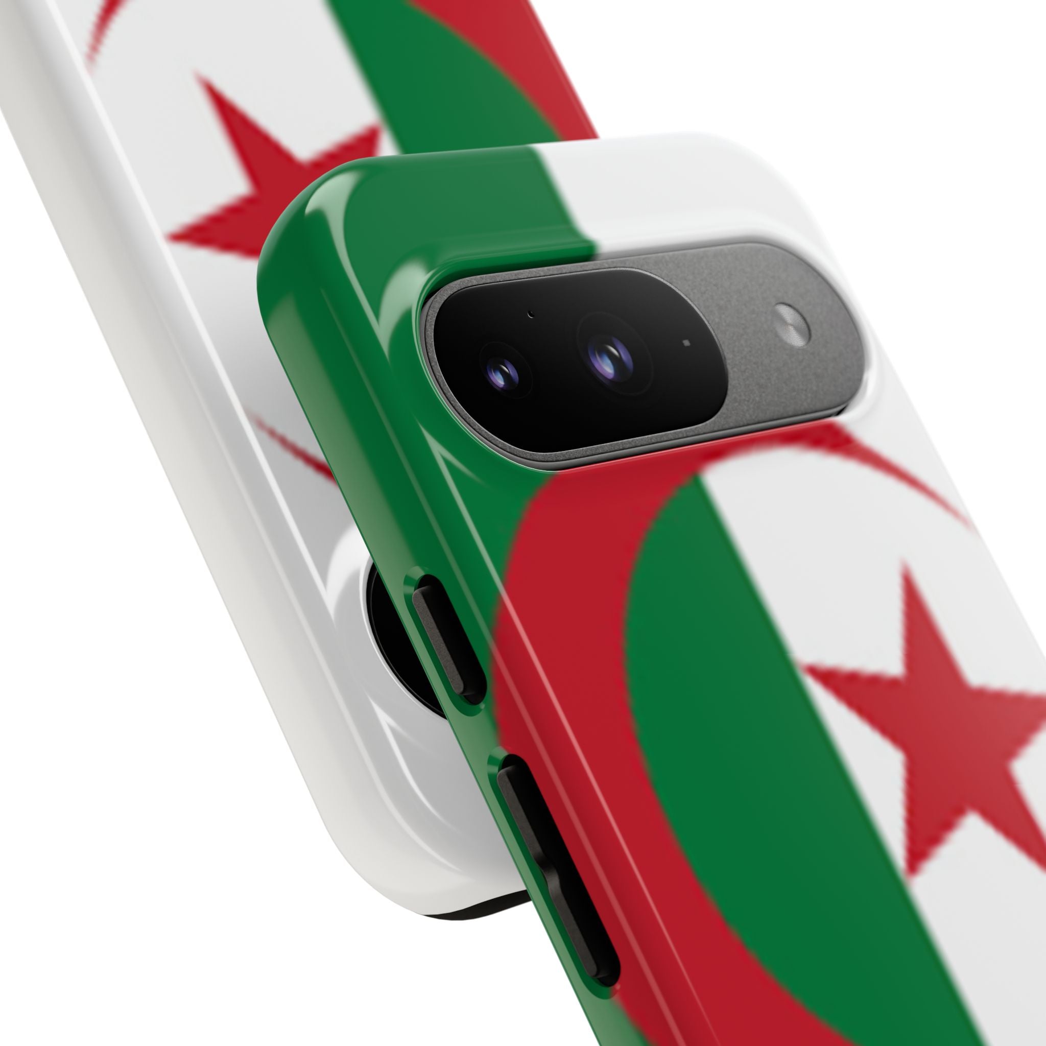 Algeria Flag Tough Phone Case — Protective Algeria Crescent & Star Design