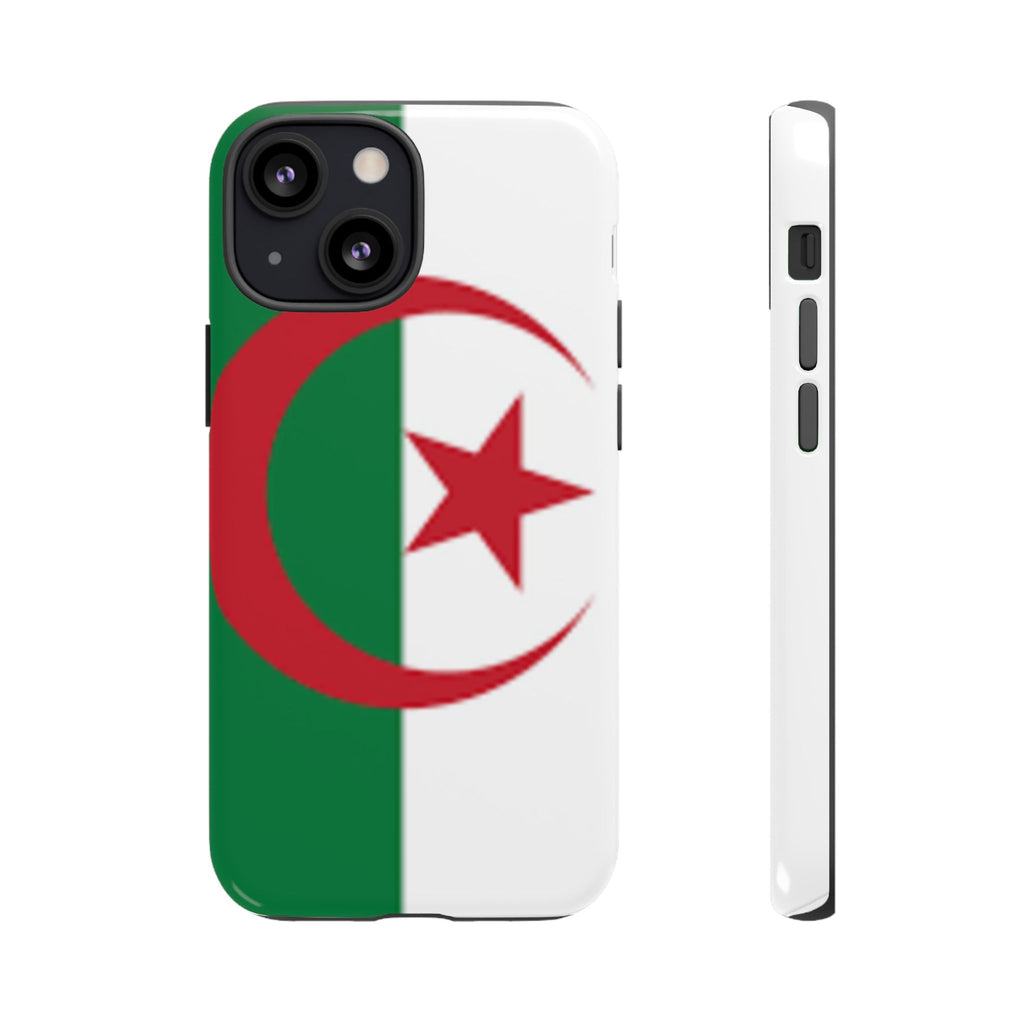 Algeria Flag Tough Phone Case — Protective Algeria Crescent & Star Design