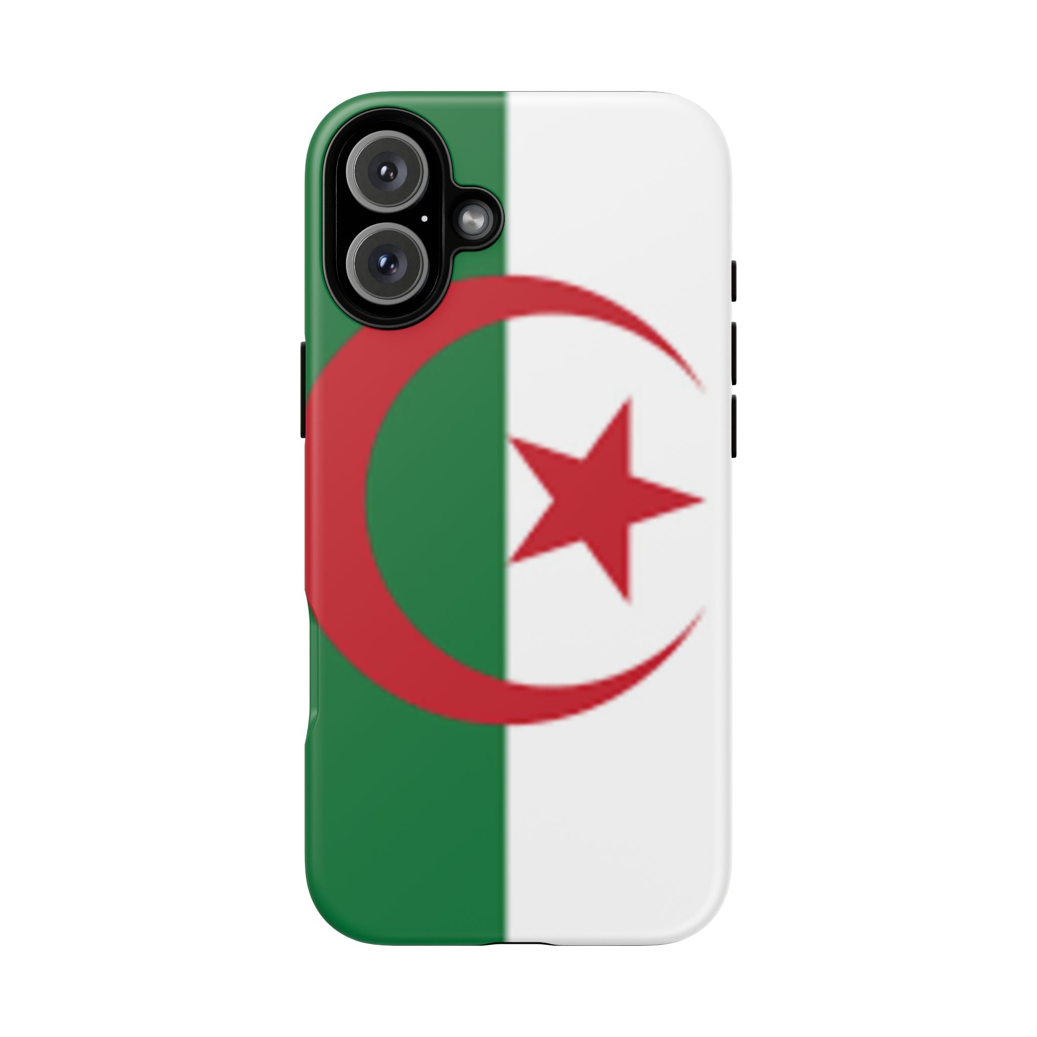 Algeria Flag Tough Phone Case — Protective Algeria Crescent & Star Design